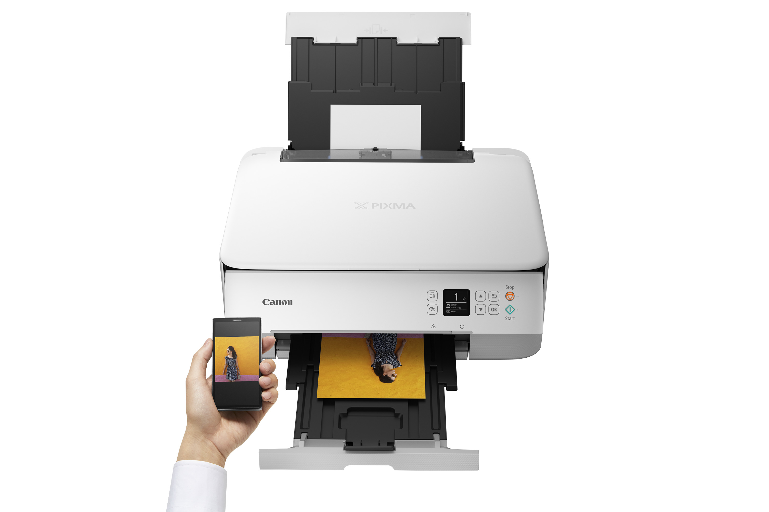 Canon PIXMA TS5351a, Tintenstrahl, Farbdruck, 4800 x 1200 DPI, A4, Direktdruck, Weiß