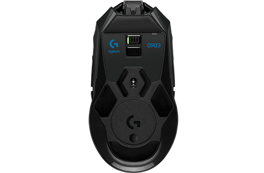 Logitech Gaming Mouse G903 - Maus - rechts- und linkshändig - optisch - 11 Tasten - kabellos, kabelg