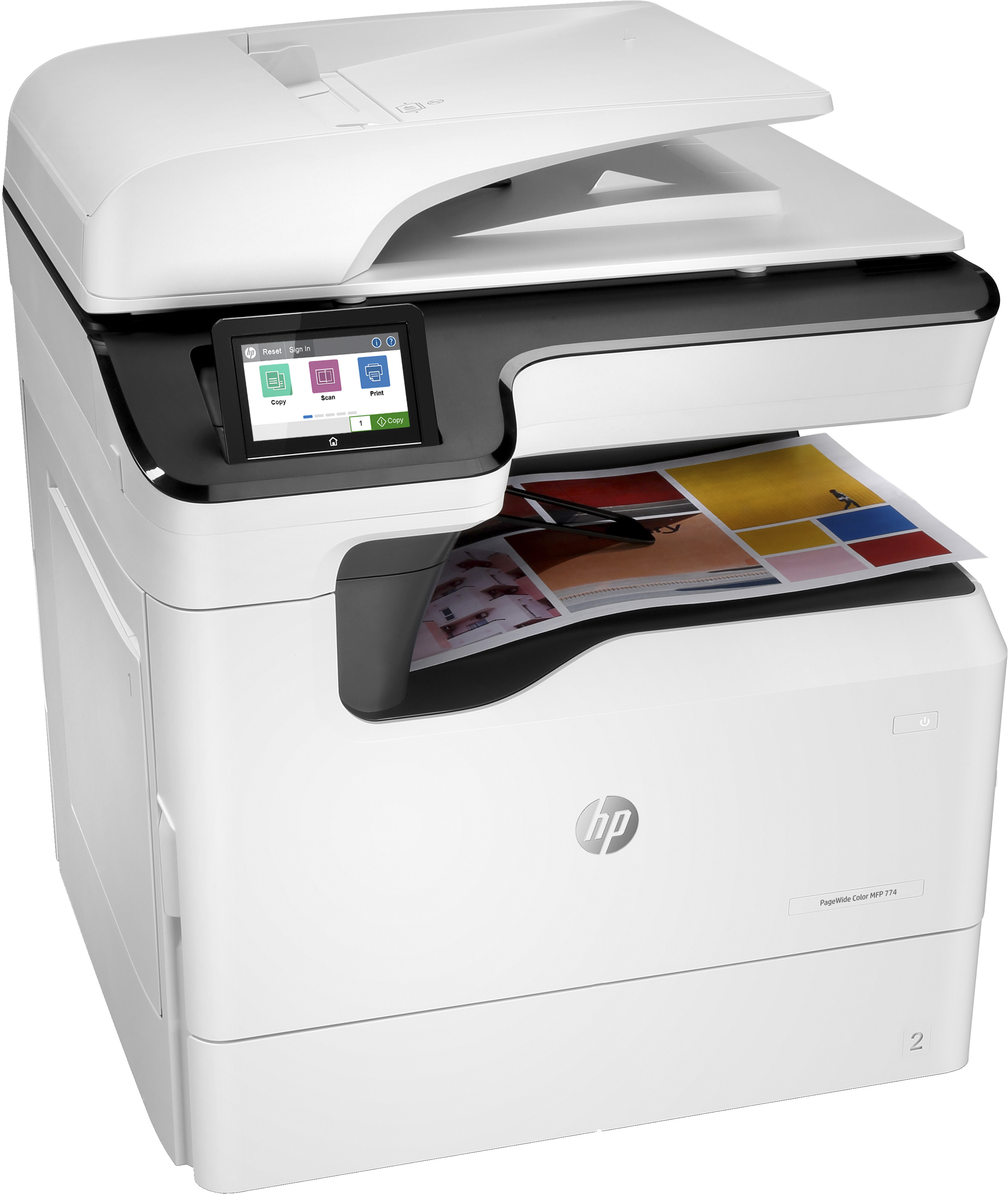 HP PageWide Color MFP 774dn - Multifunktionsdrucker - Farbe - seitenbreite Palette - 297 x 864 mm (O