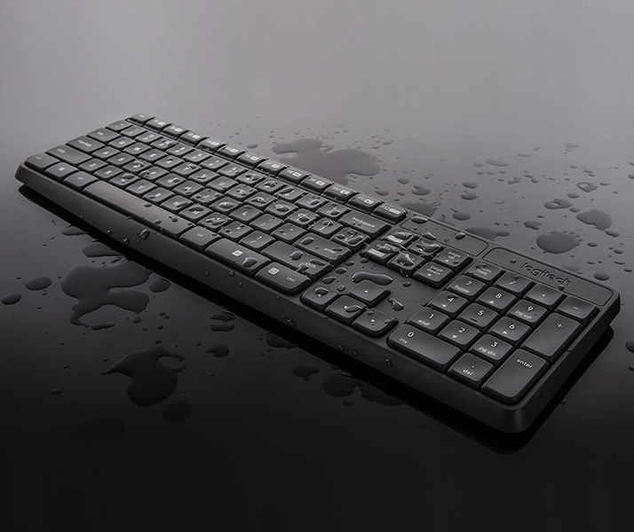 Logitech MK235 - Tastatur-und-Maus-Set - kabellos