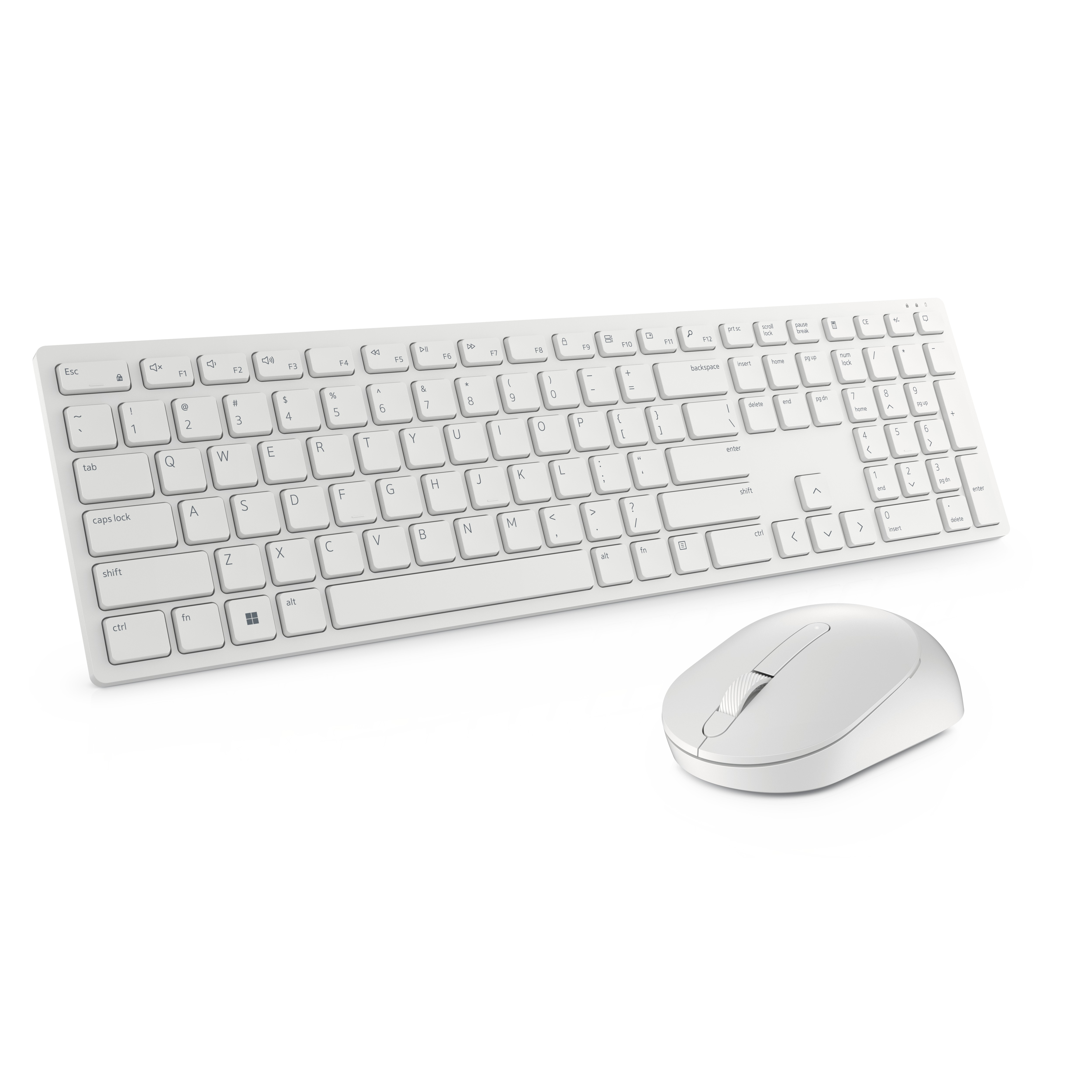 Dell KM5221W Pro Wireless Keyboard and Mouse, weiß, USB, DE