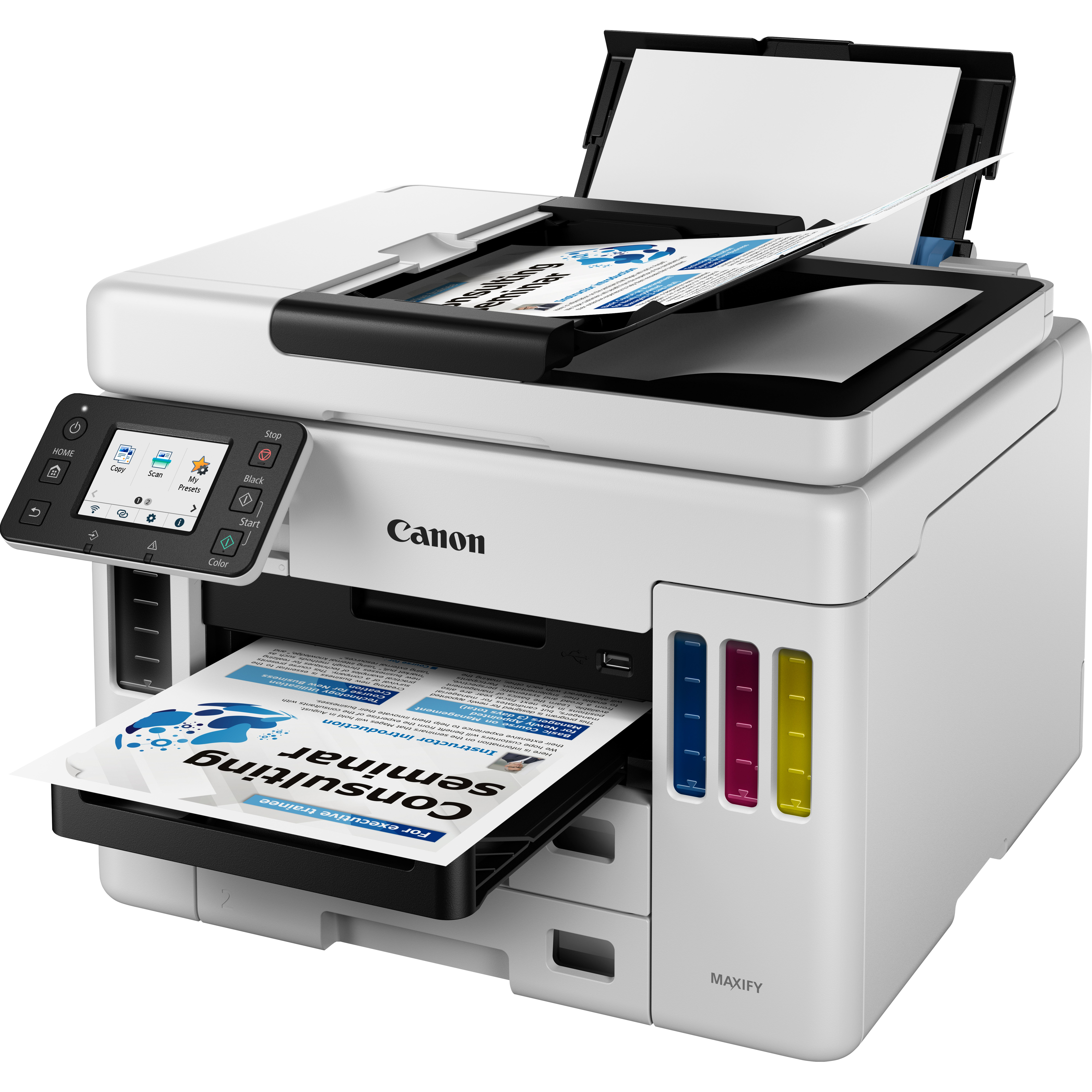 Canon MAXIFY GX7050, Multifunktionsdrucker, Farbe, Tintenstrahl, nachfüllbar