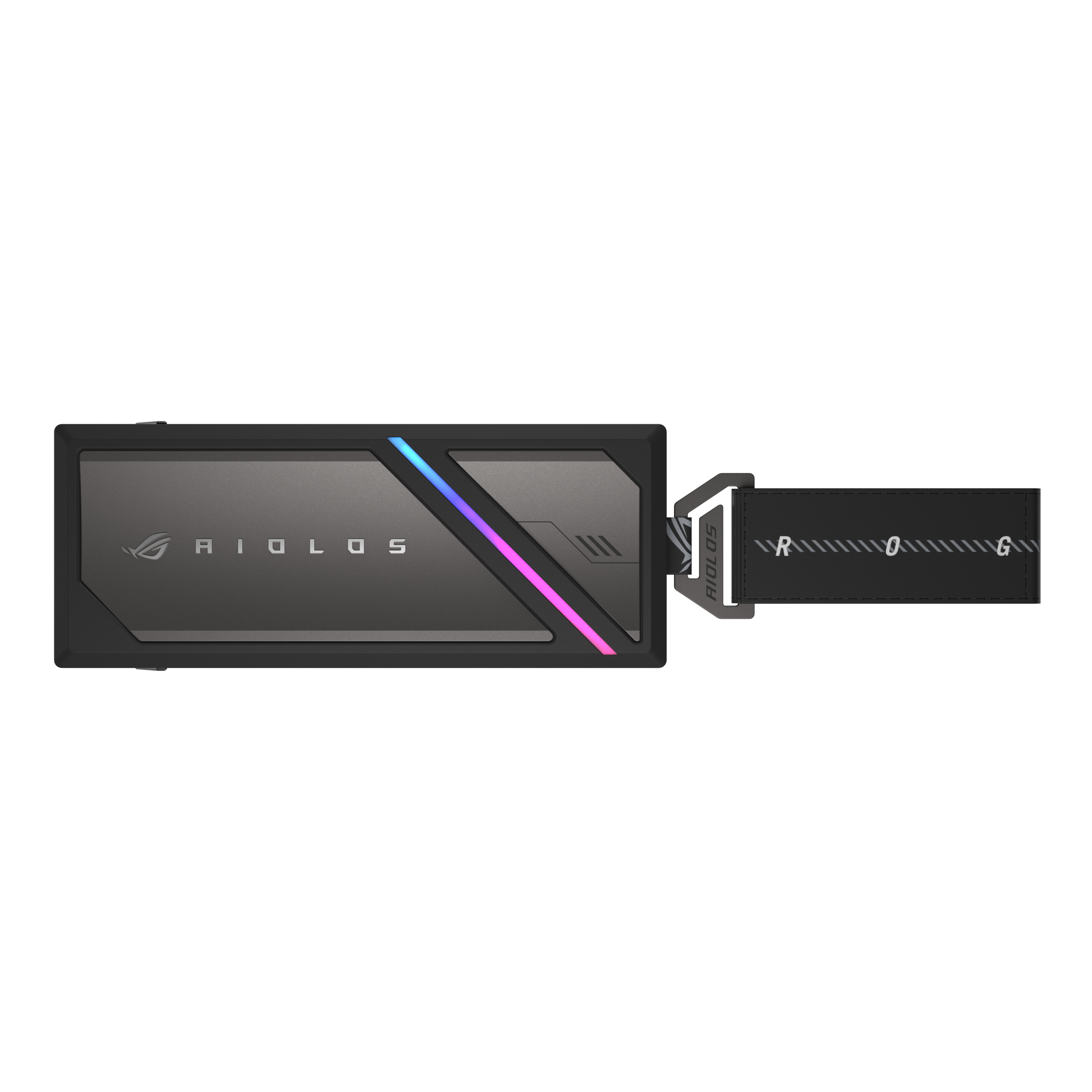 ASUS ROG Strix Aiolos, SSD-Gehäuse, M.2, PCI Express, SATA, 20 Gbit/s, USB Anschluss, Schwarz