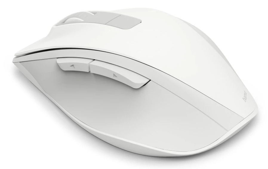 Hama WM-500 - Maus - silent, rechargable battery - ergonomisch - Für Rechtshänder - optisch - 6 Tast