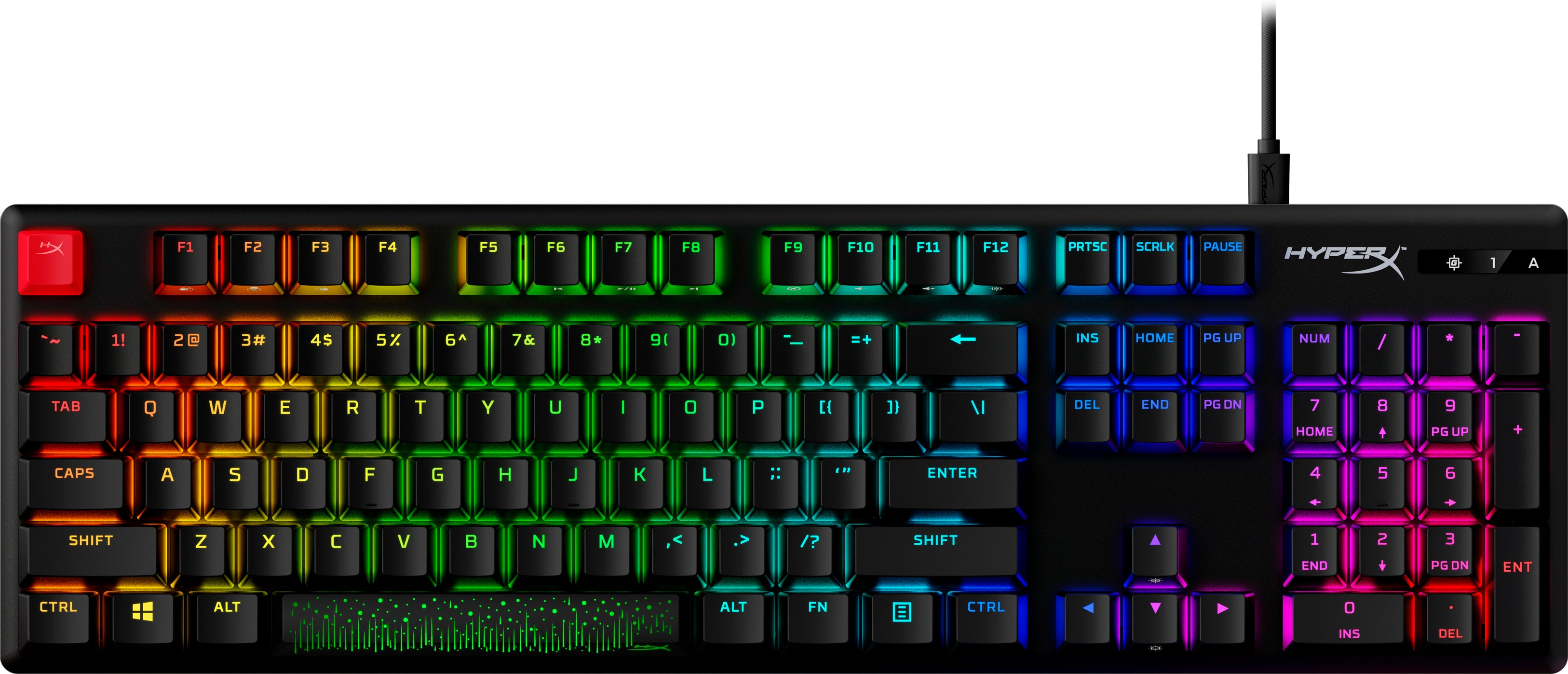 HP HyperX Alloy Origins - Tastatur - Hintergrundbeleuchtung
