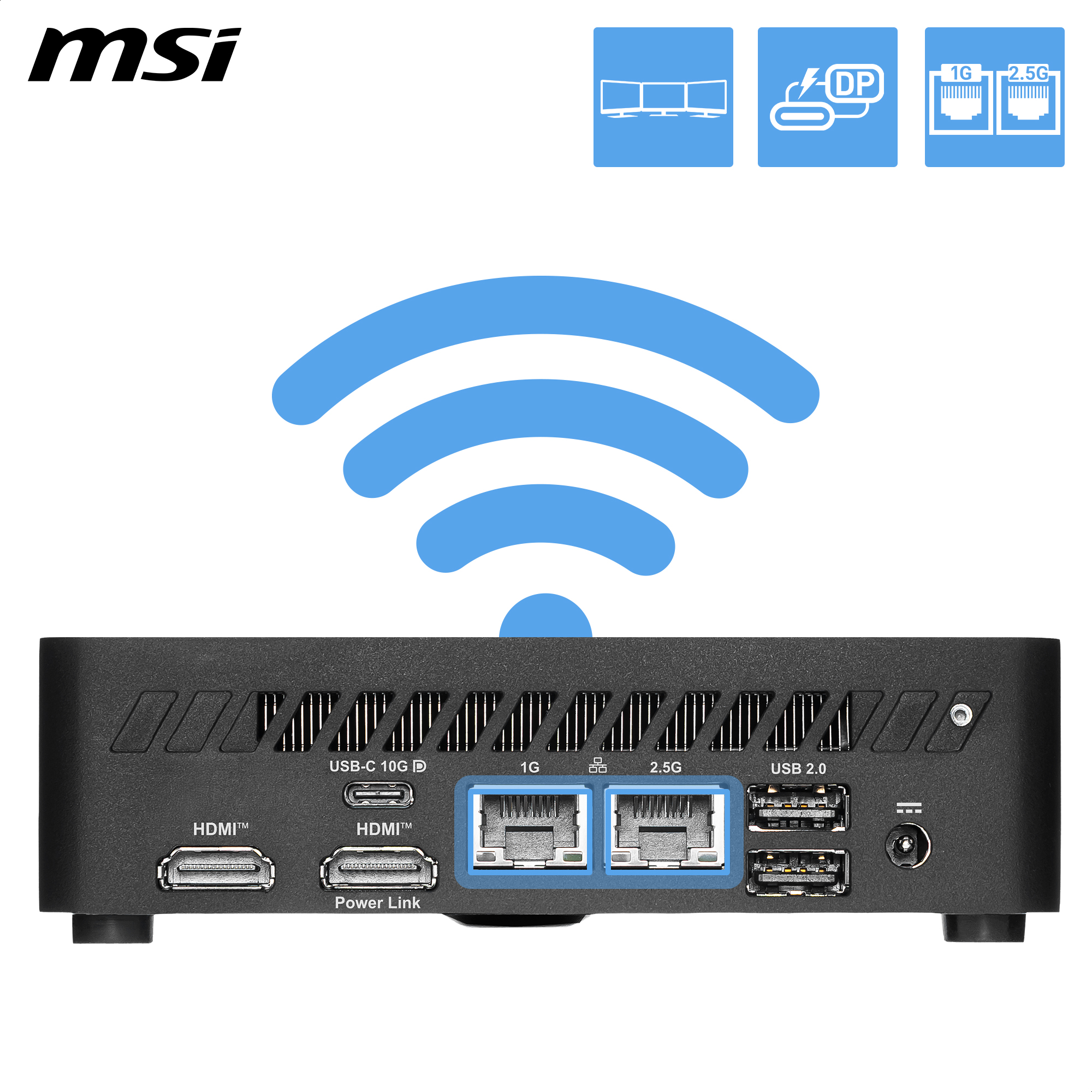 MSI Cubi NUC TWG S-006XAT, Intel N150, 8GB, 512GB, ohne Windows