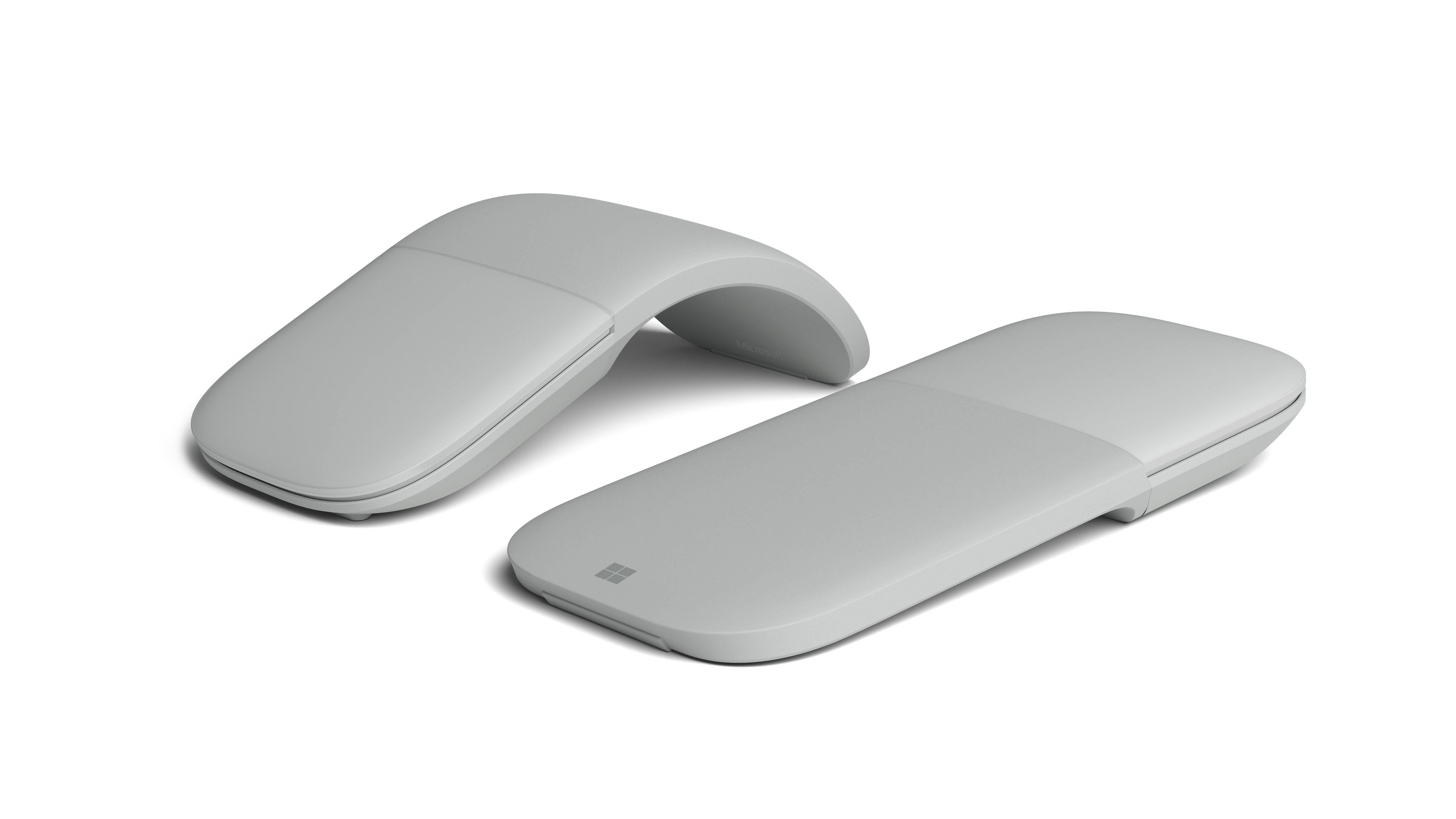 Microsoft Surface Arc Mouse, Beidhändig, BlueTrack, Bluetooth, 1000 DPI, Grau