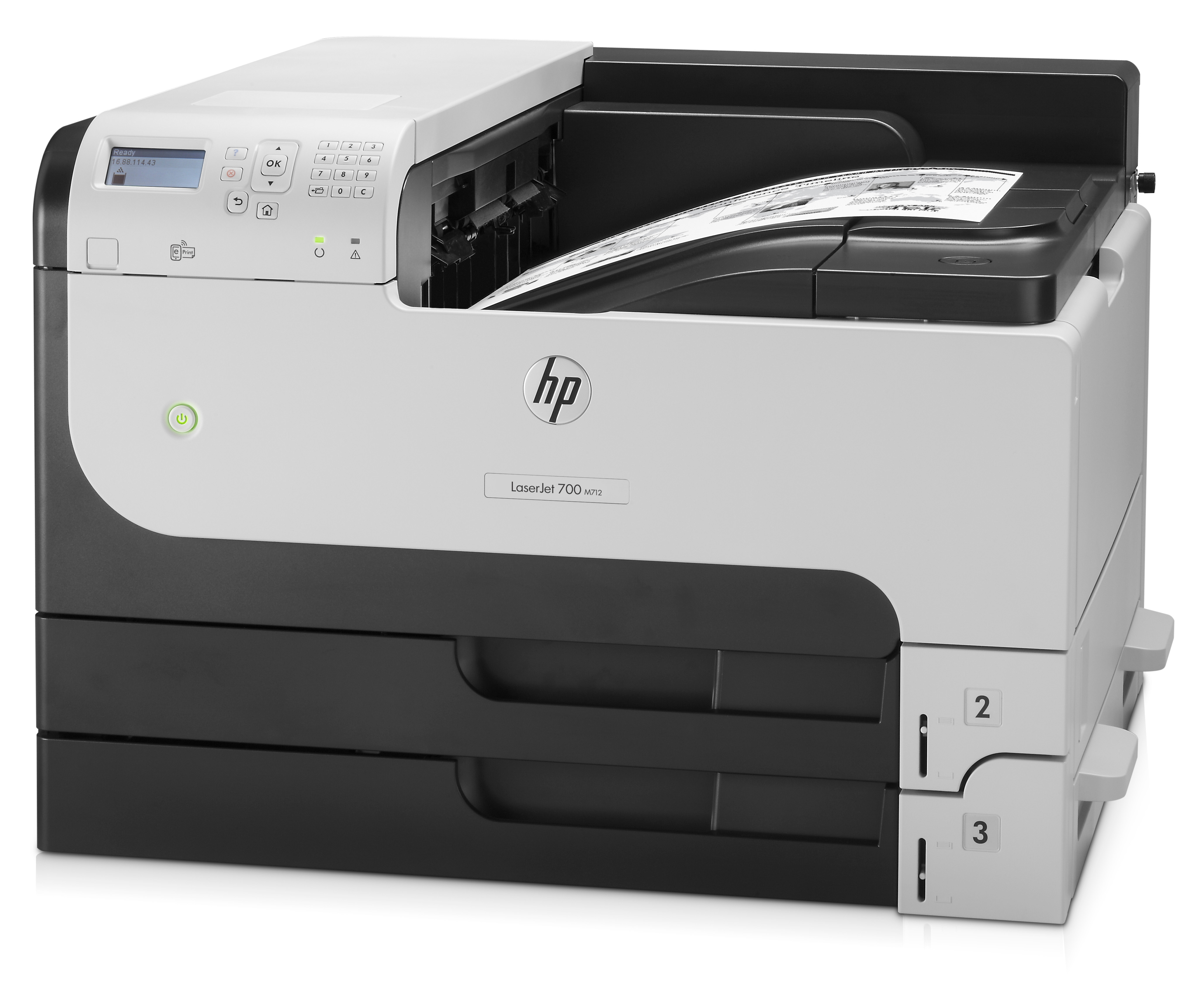 HP LaserJet Enterprise 700 M712dn Drucker, Laser, 1200 x 1200 DPI, A3, 41 Seiten pro Minute, Doppels