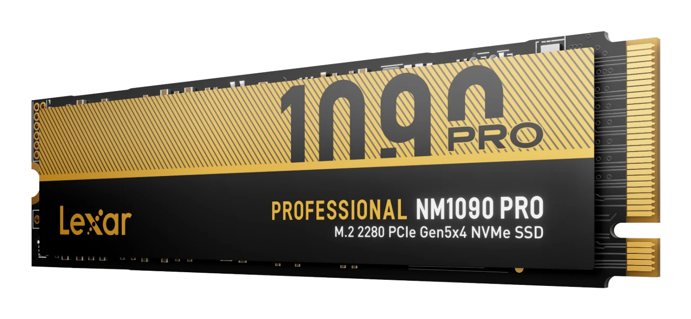 Lexar Professional NM1090 PRO - SSD - 1 TB - intern - M.2 2280 - PCI Express 5.0 x4 (NVMe)