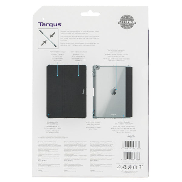 Targus SafePort Slim, Folio, Apple, iPad (9th, 8th and 7th gen.), 25,9 cm (10.2 Zoll), 350 g