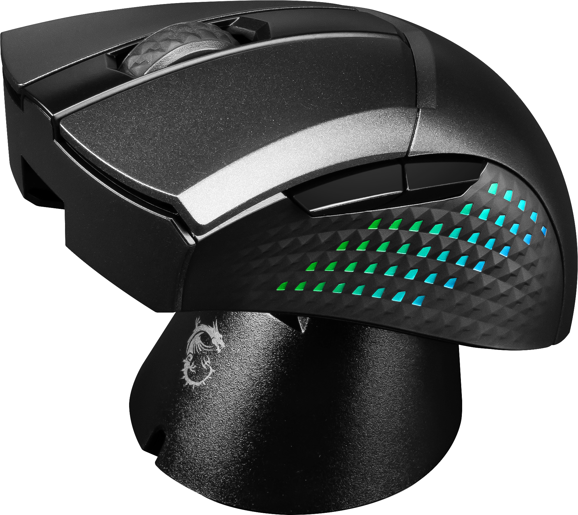 MSI Clutch GM51 - Maus - leicht - Für Rechtshänder - optisch - 6 Tasten - kabellos, kabelgebunden -