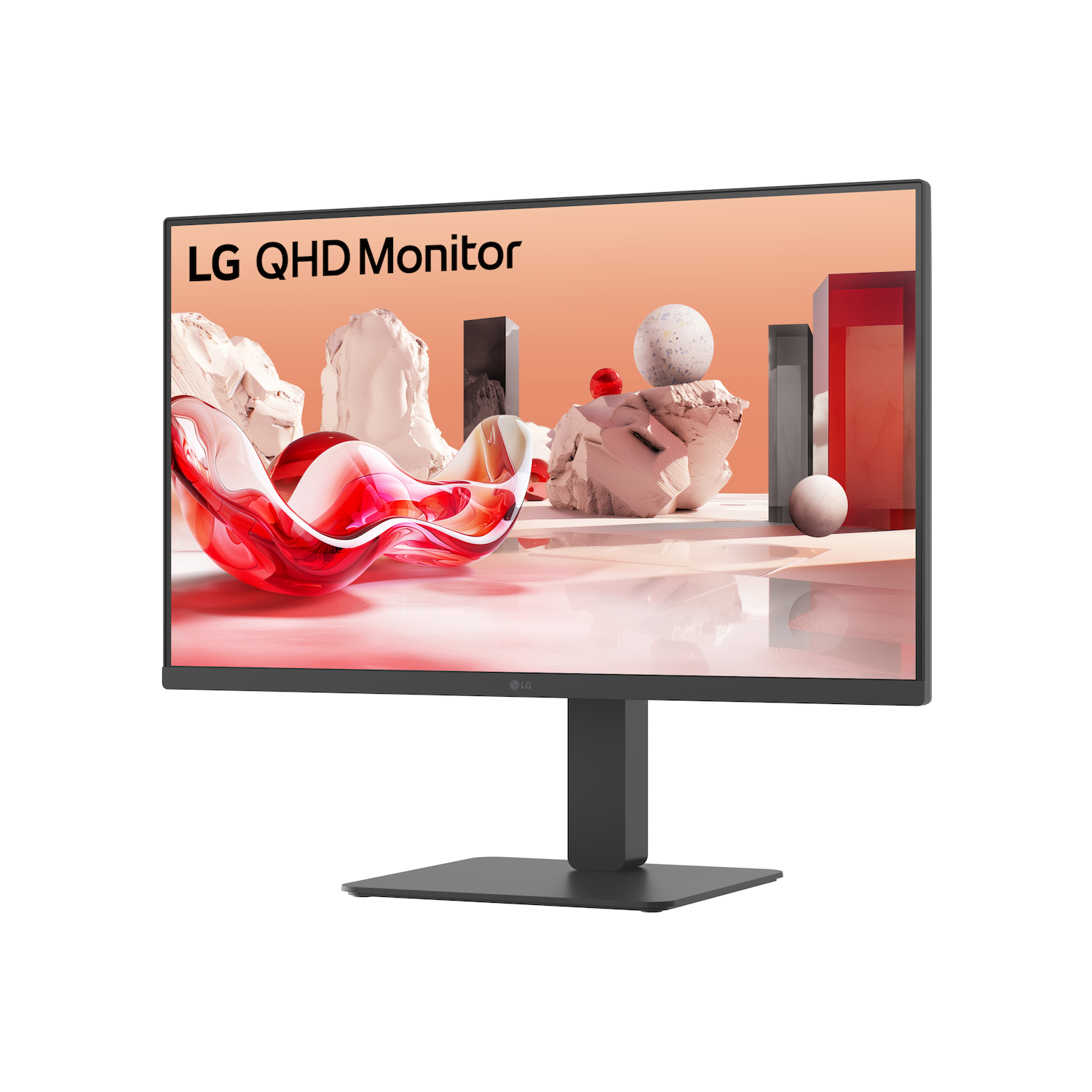 B-WARE - LG 27BA45QB-B Monitor 68,6 cm (27") WQHD, IPS, 5ms, HDMI, Displayport, Lautsprecher