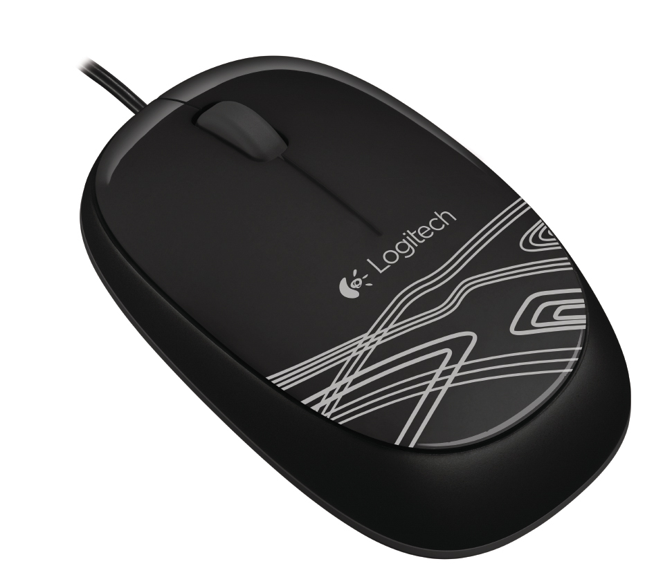 Logitech LGT-M105B, Optisch, USB Typ-A, Schwarz