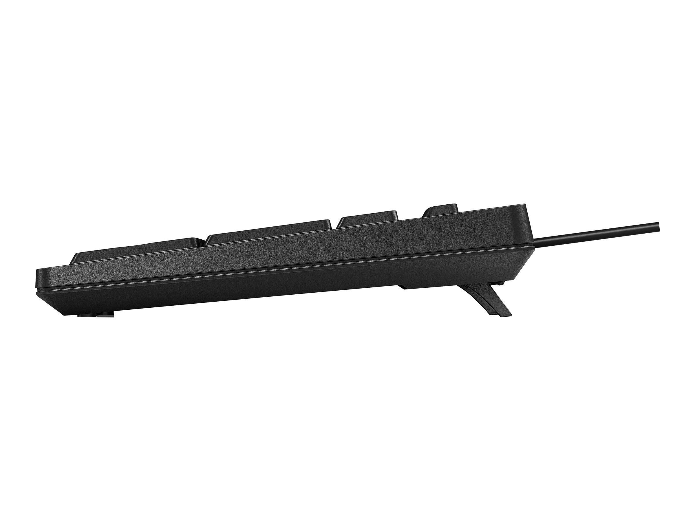 HP 125 - Tastatur - full size - USB - QWERTY - Dänisch - Schwarz (Packung mit 12)