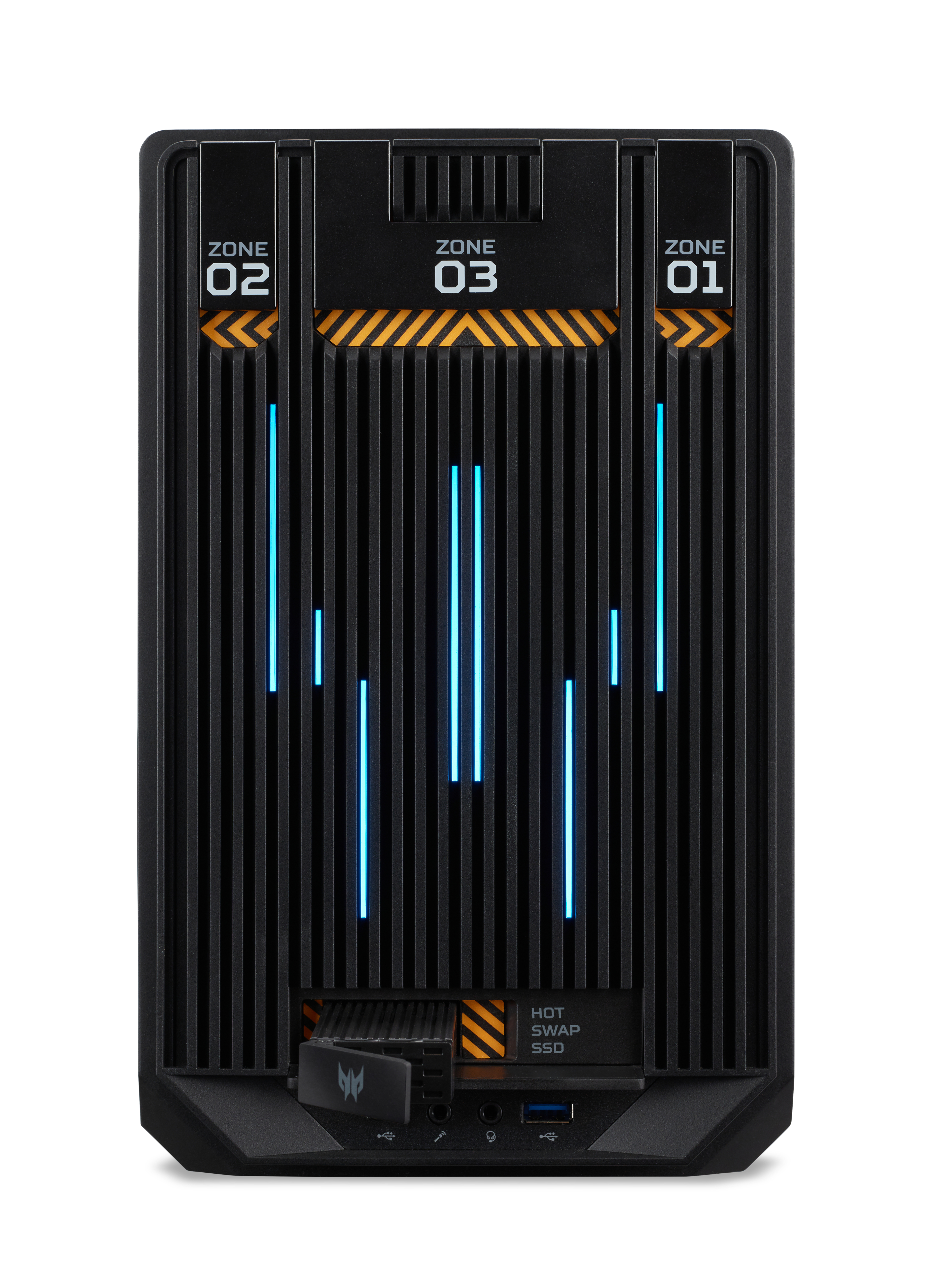 Acer Predator Orion X POX-950 - Kompakte Bauweise - Core i7 13700KF / 3.4 GHz - RAM 32 GB - SSD 2 x