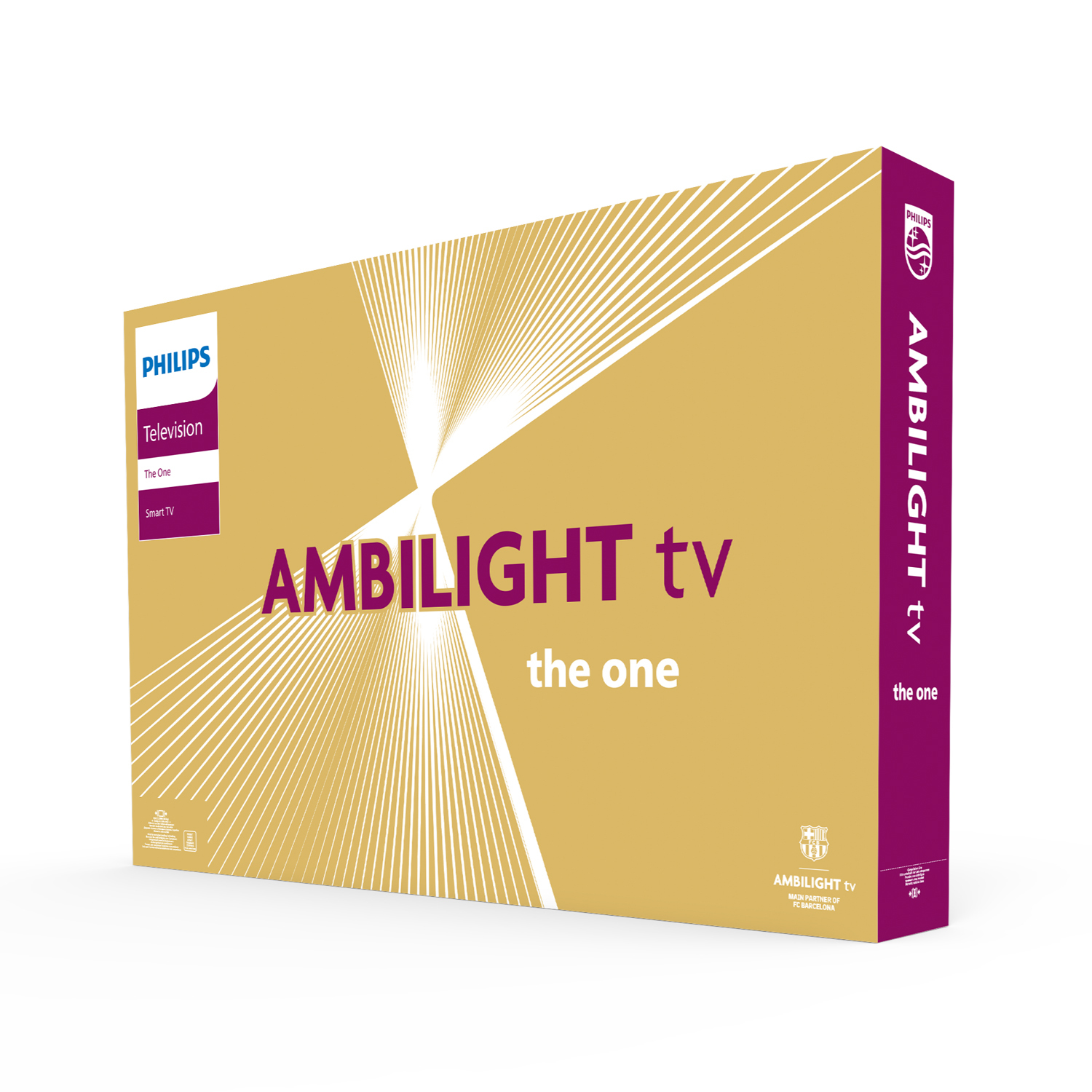 Philips The One 65PUS8909/12, 165,1 cm (65"), 3840 x 2160 Pixel, LED, Smart-TV, WLAN, Grau