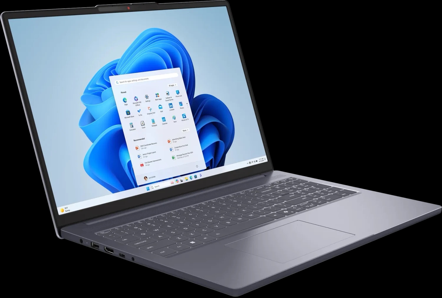Lenovo IdeaPad Slim 3 16ARP10, 16" WUXGA , AMD Ryzen 7 170, 16GB RAM, 512GB SSD, Win11 Home