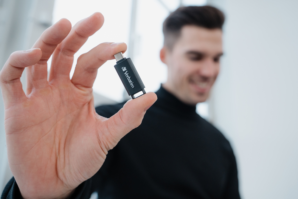 Verbatim Retractable USB 3.2 Gen 1 USB-C - USB-Stick - USB-Stick - 128 GB