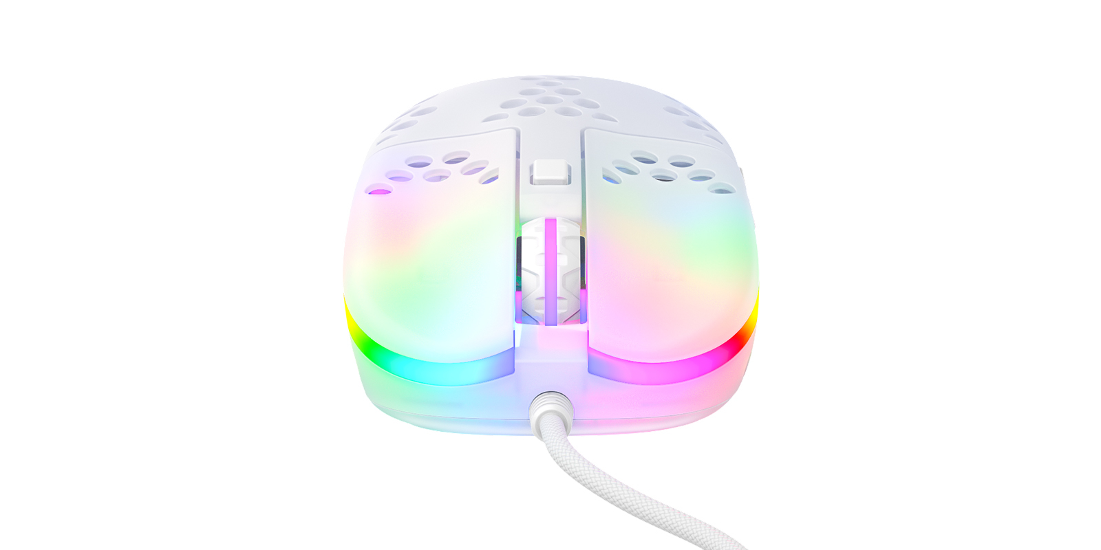 Xtrfy CHERRY XTRFY MZ1, Beidhändig, Optisch, USB Typ-A, 16000 DPI, Weiß