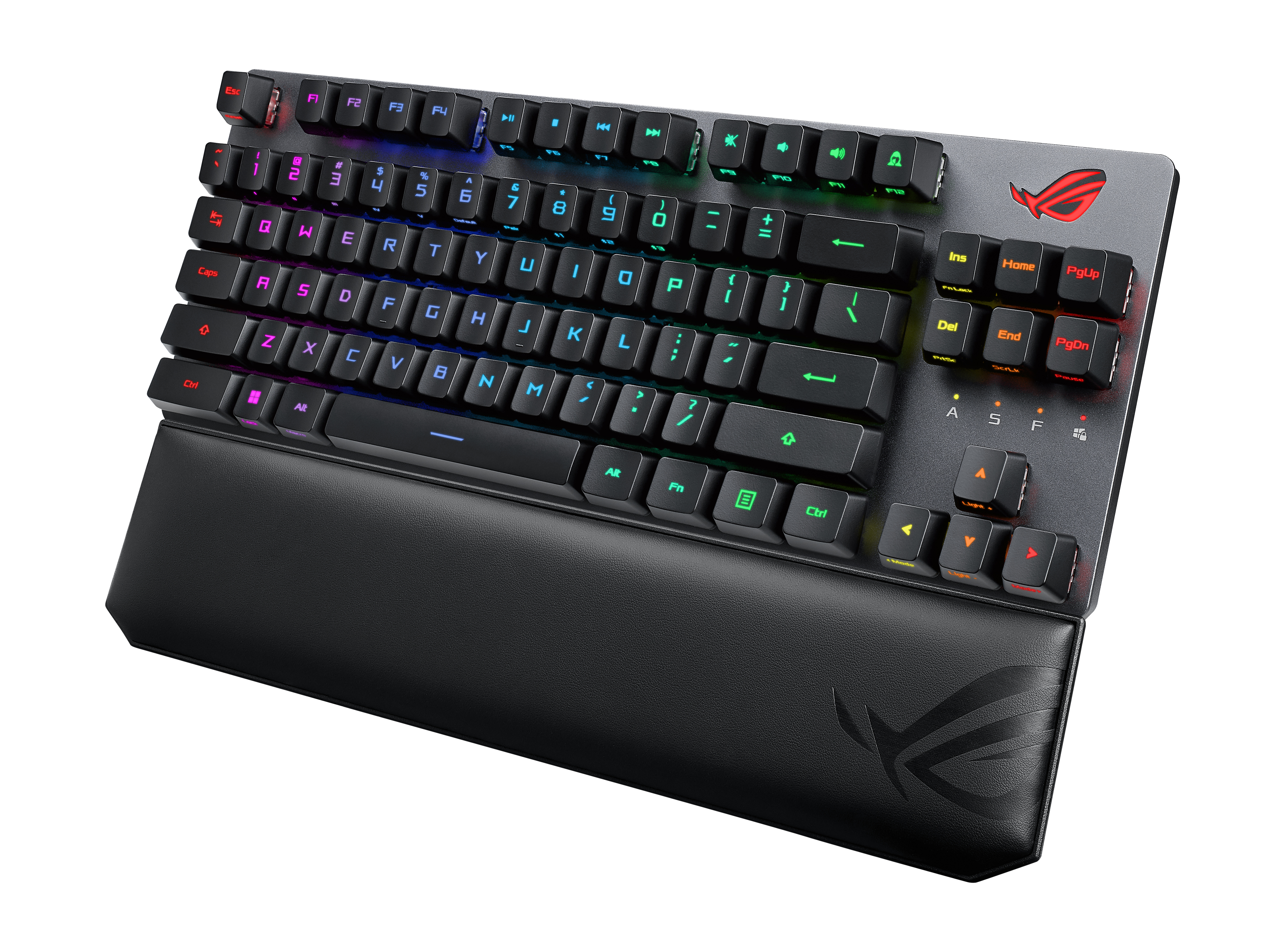 ASUS ROG Strix Scope RX TKL Wireless Deluxe, Verkabelt & Kabellos, USB + RF Wireless + Bluetooth, Me