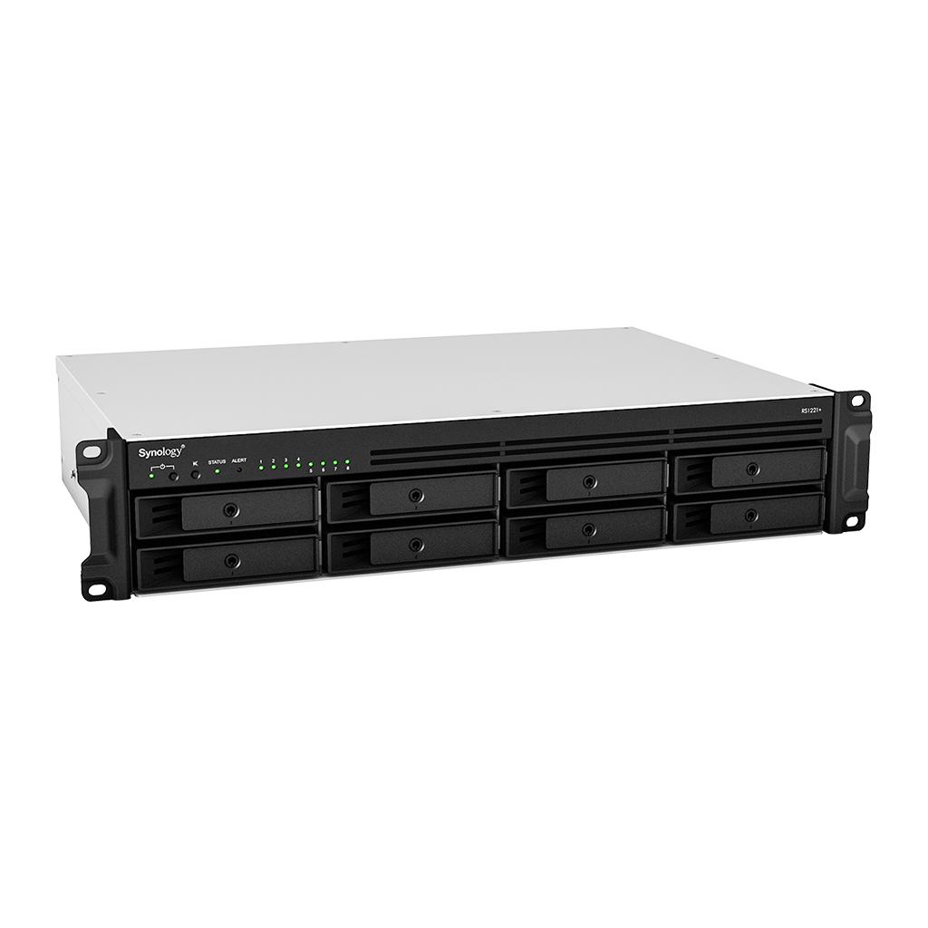 Synology RackStation RS1221+, 4GB RAM, 4x Gb LAN, 2HE