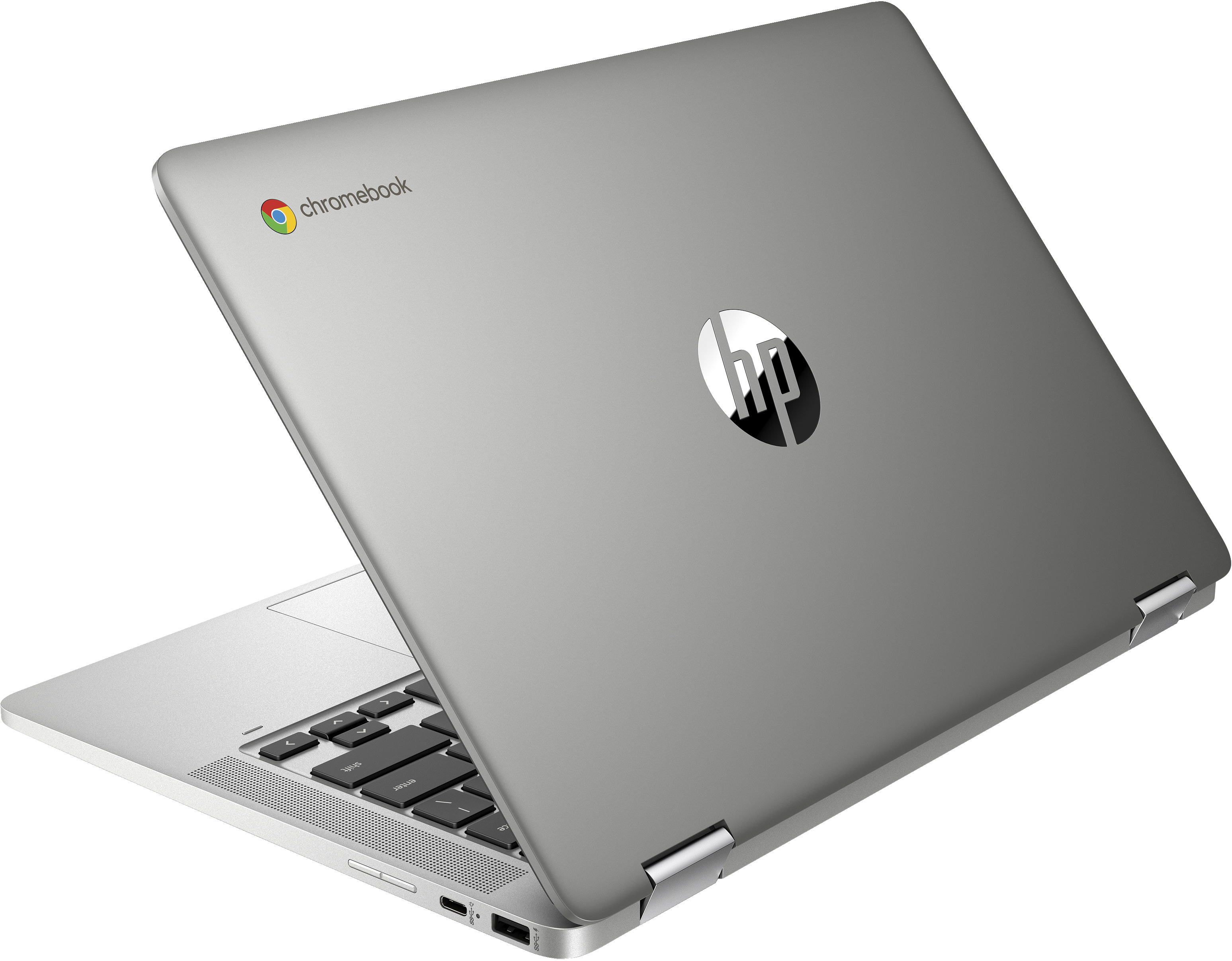 HP Chromebook x360 14a-ca0415ng, Intel® Pentium® Silver, 1,1 GHz, 35,6 cm (14"), 1920 x 1080 Pixel, 
