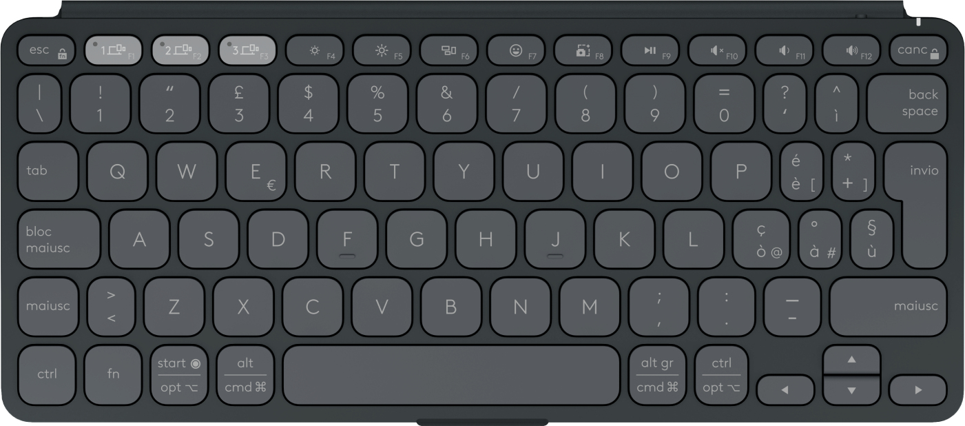 Logitech Keys-To-Go 2 - Tastatur - eingebaute