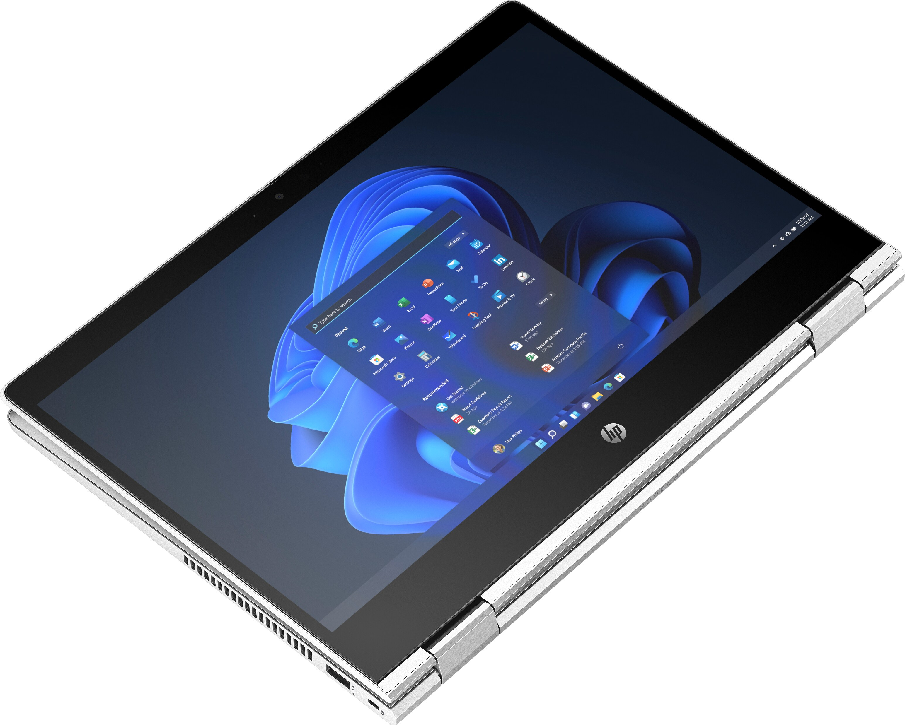 HP Pro x360 435 G10, AMD Ryzen? 5, 2 GHz, 33,8 cm (13.3"), 1920 x 1080 Pixel, 16 GB, 256 GB