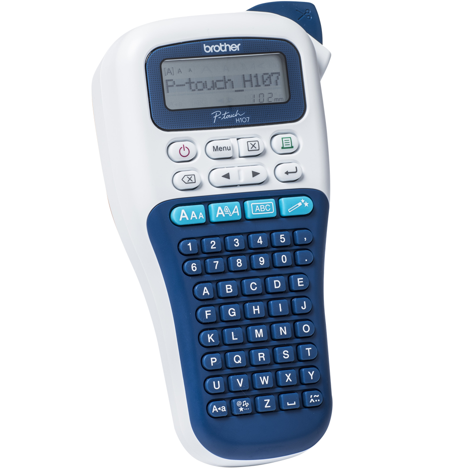 Brother P-Touch PT-H107B - Beschriftungsgerät - s/w - Thermotransfer - Rolle (1,2 cm)