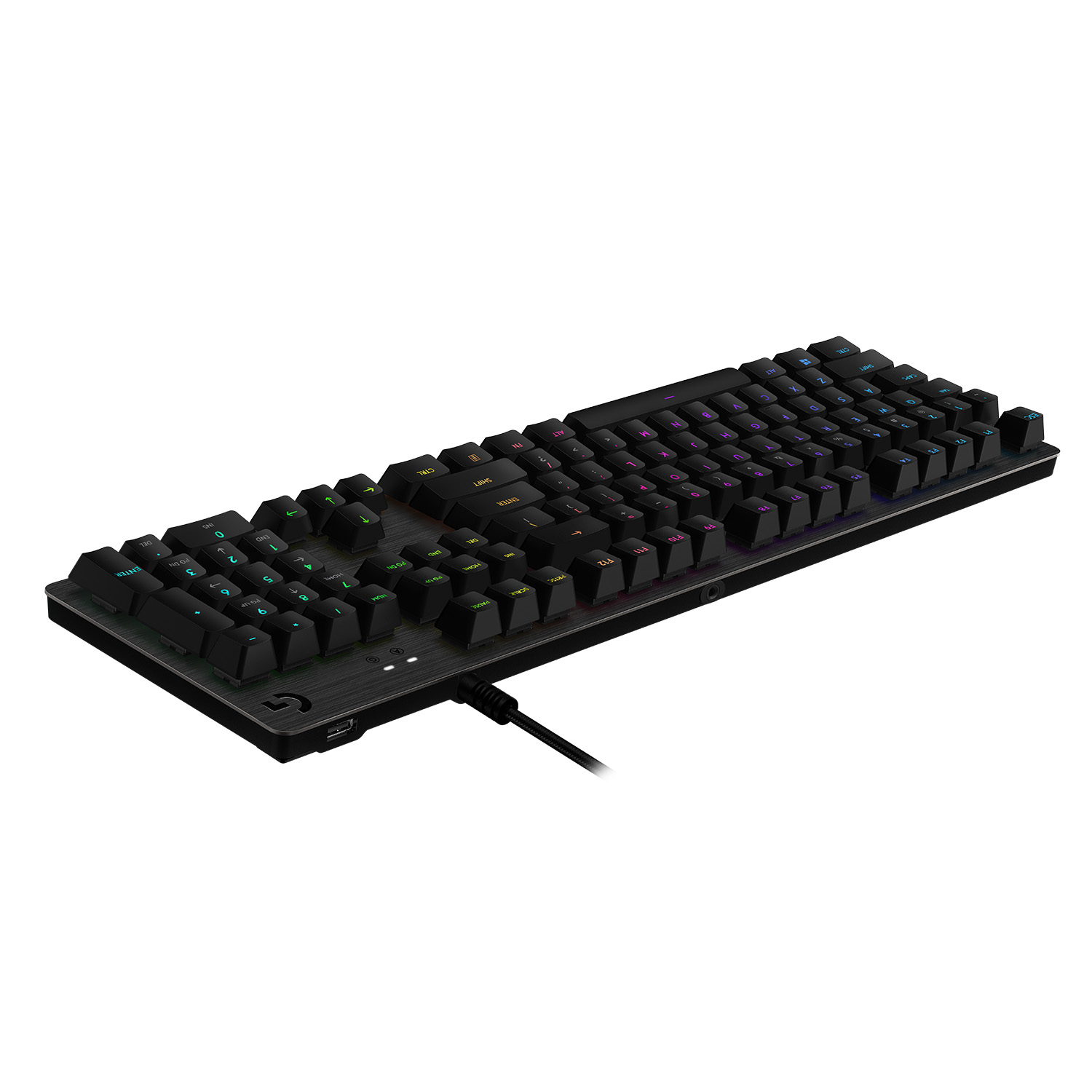 Logitech G G512 CARBON LIGHTSYNC RGB Mechanical Gaming Keyboard with GX Brown switches, Kabelgebunde