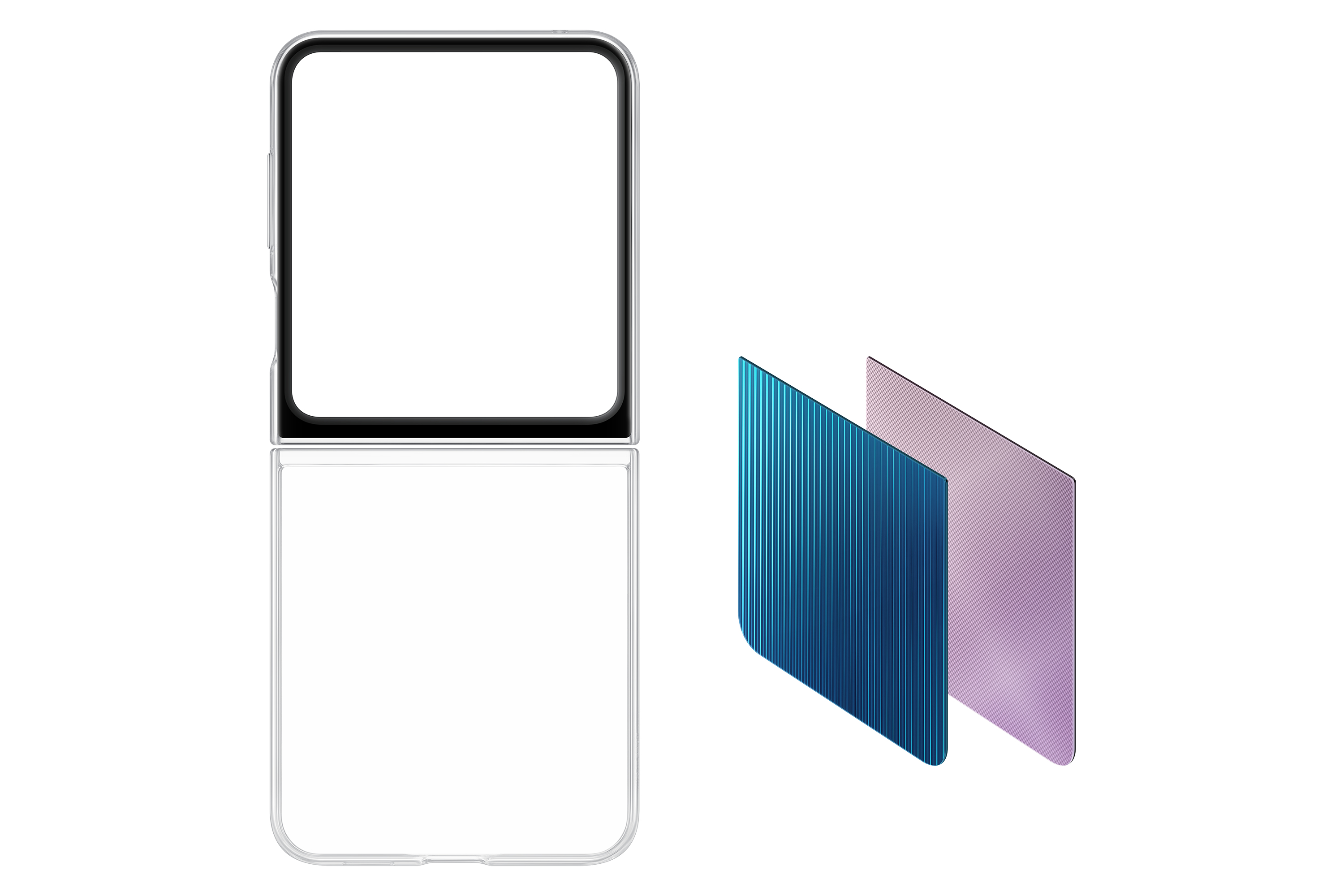 Samsung EF-ZF731CTEGWW, Flip case, Samsung, Z Flip5, 17 cm (6.7"), Transparent