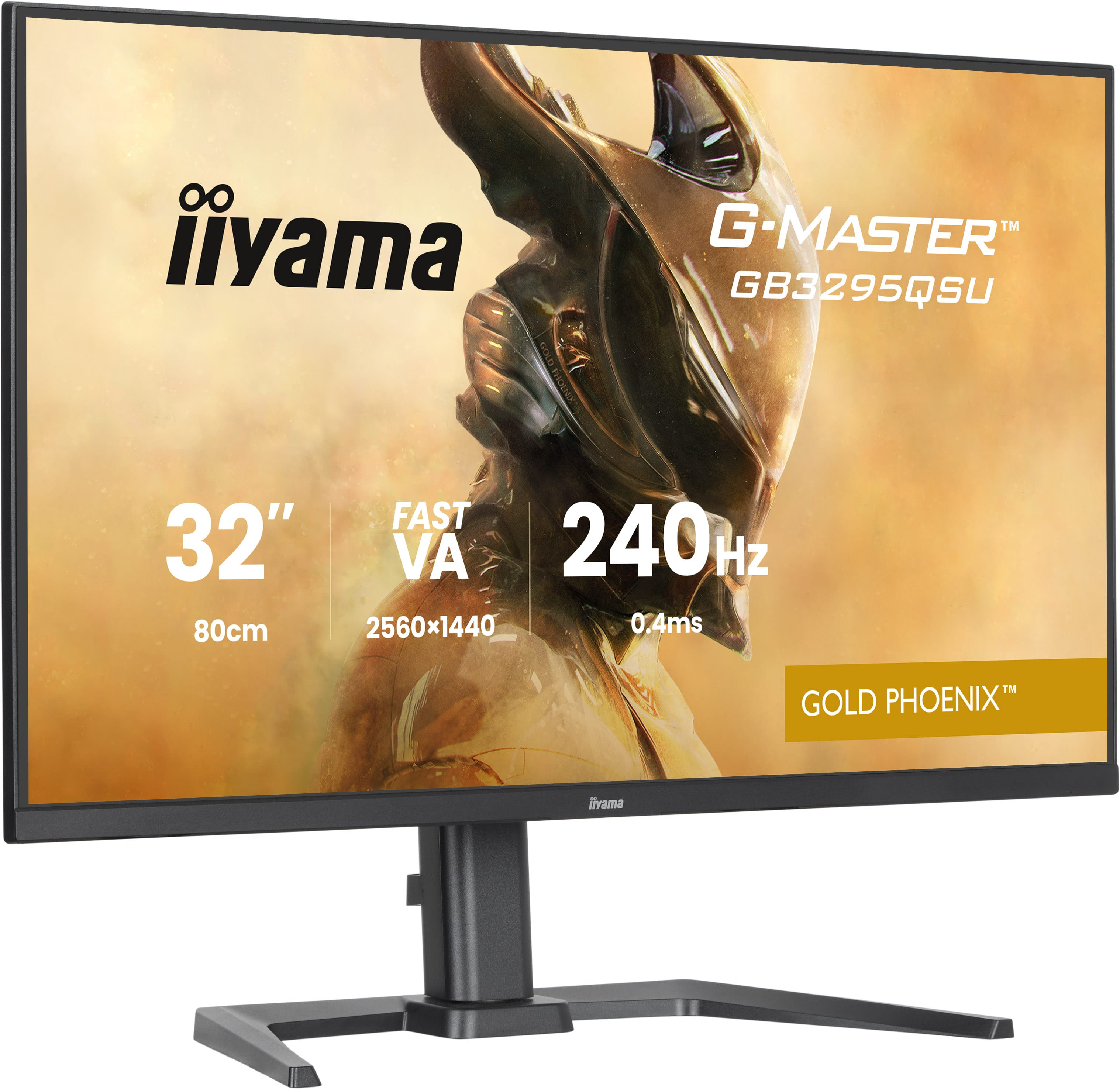 iiyama G-Master GB3295QSU-B1 Monitor 80cm (31.5") WQHD, VA, 0.4ms, HDMI, Displayport, USB