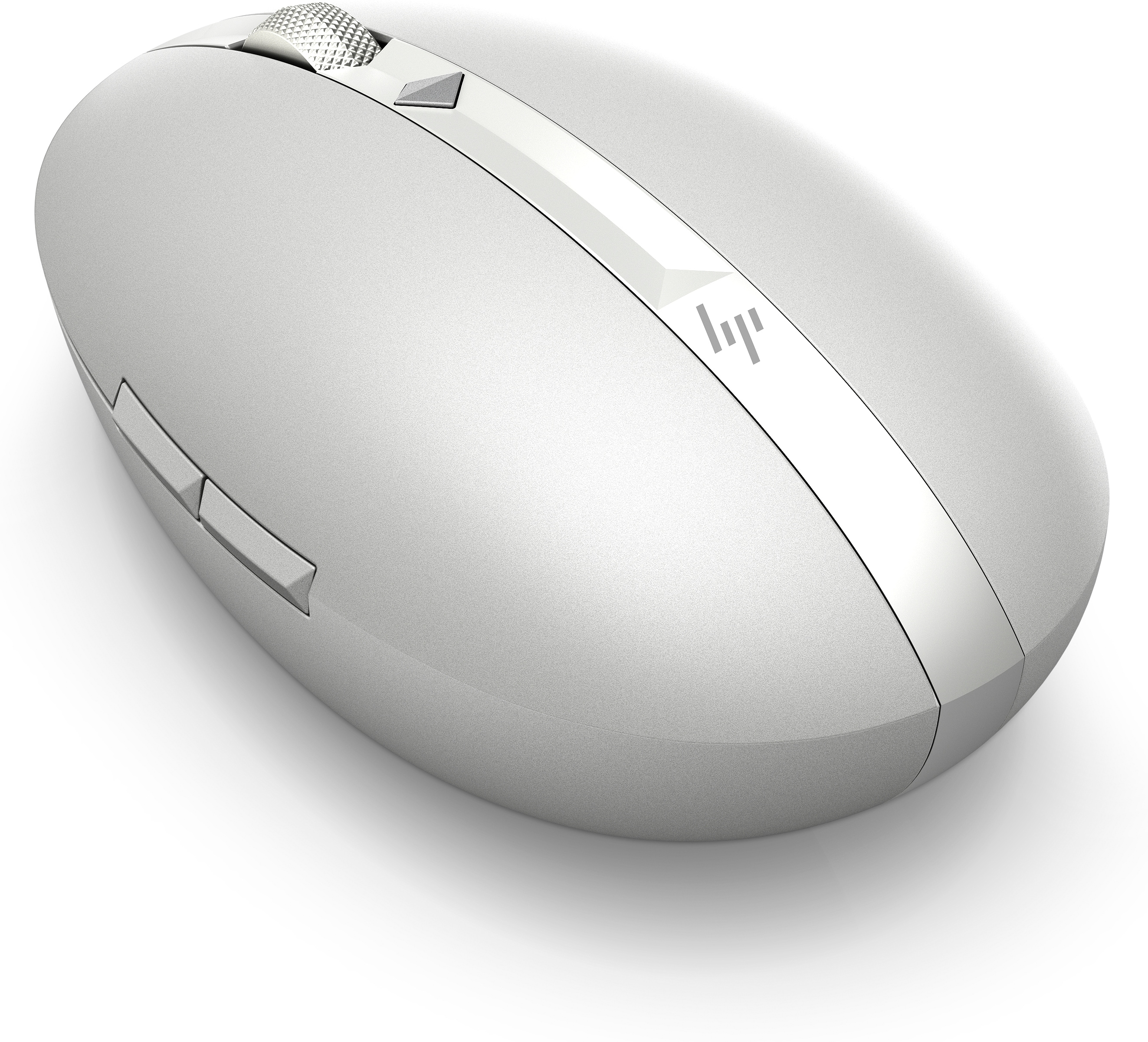 HP Spectre wiederaufladbare Maus 700 (Turbo Silver), Beidhändig, Laser, RF Wireless + Bluetooth, 160