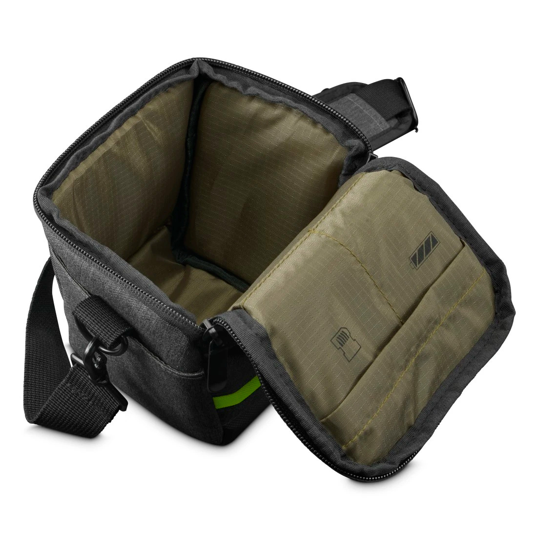 Hama Kameratasche Terra 2.0 100 Colt Anthrazit/Gruen - Tasche