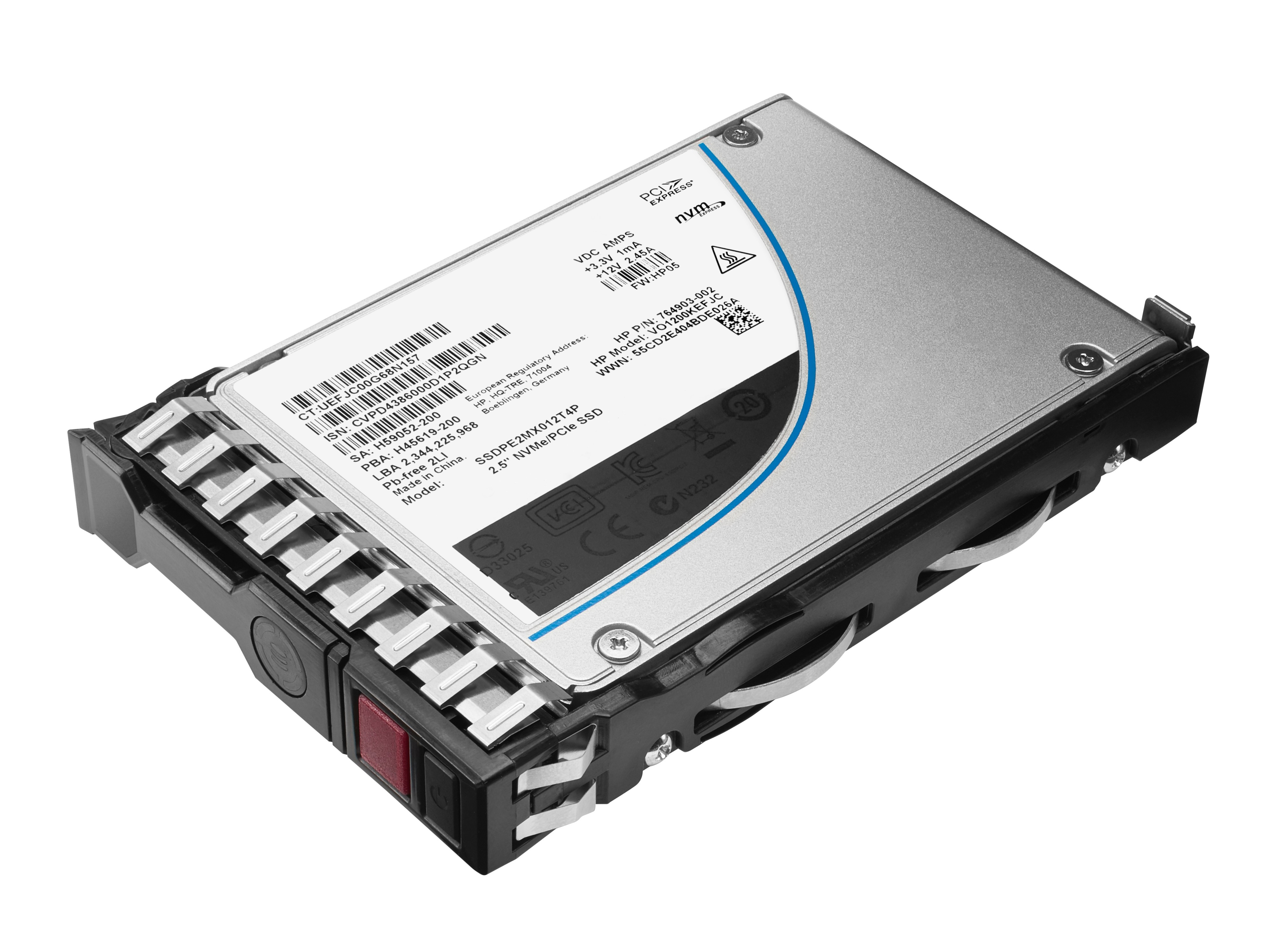 HPE Cray - SSD - Mixed Use, High Performance - 6.4 TB - Hot-Swap - EDSFF (EDSFF)