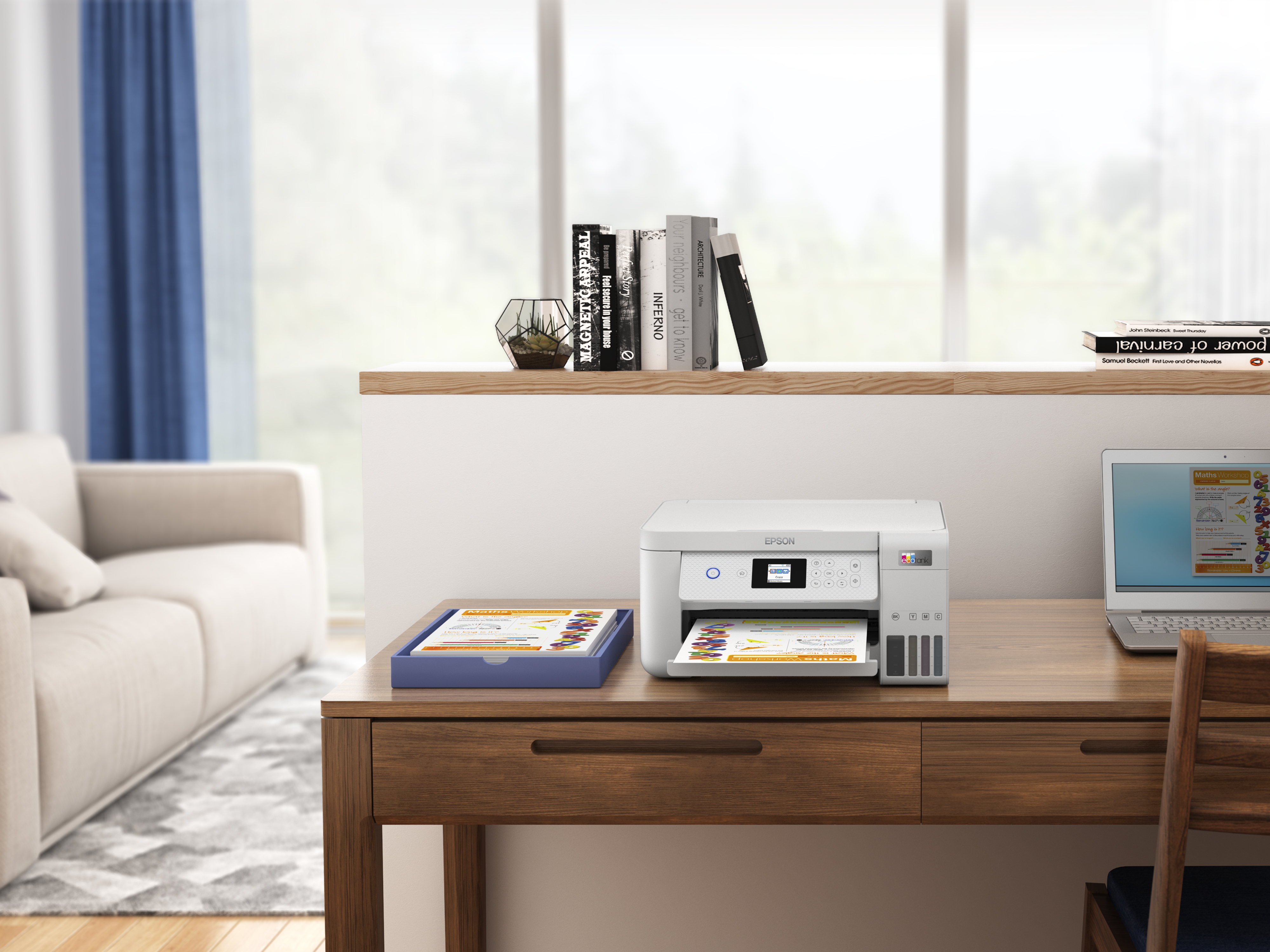 Epson EcoTank ET-2856 - Multifunktionsdrucker - Farbe - Tintenstrahl - wiederbefüllbar - A4 (Medien)