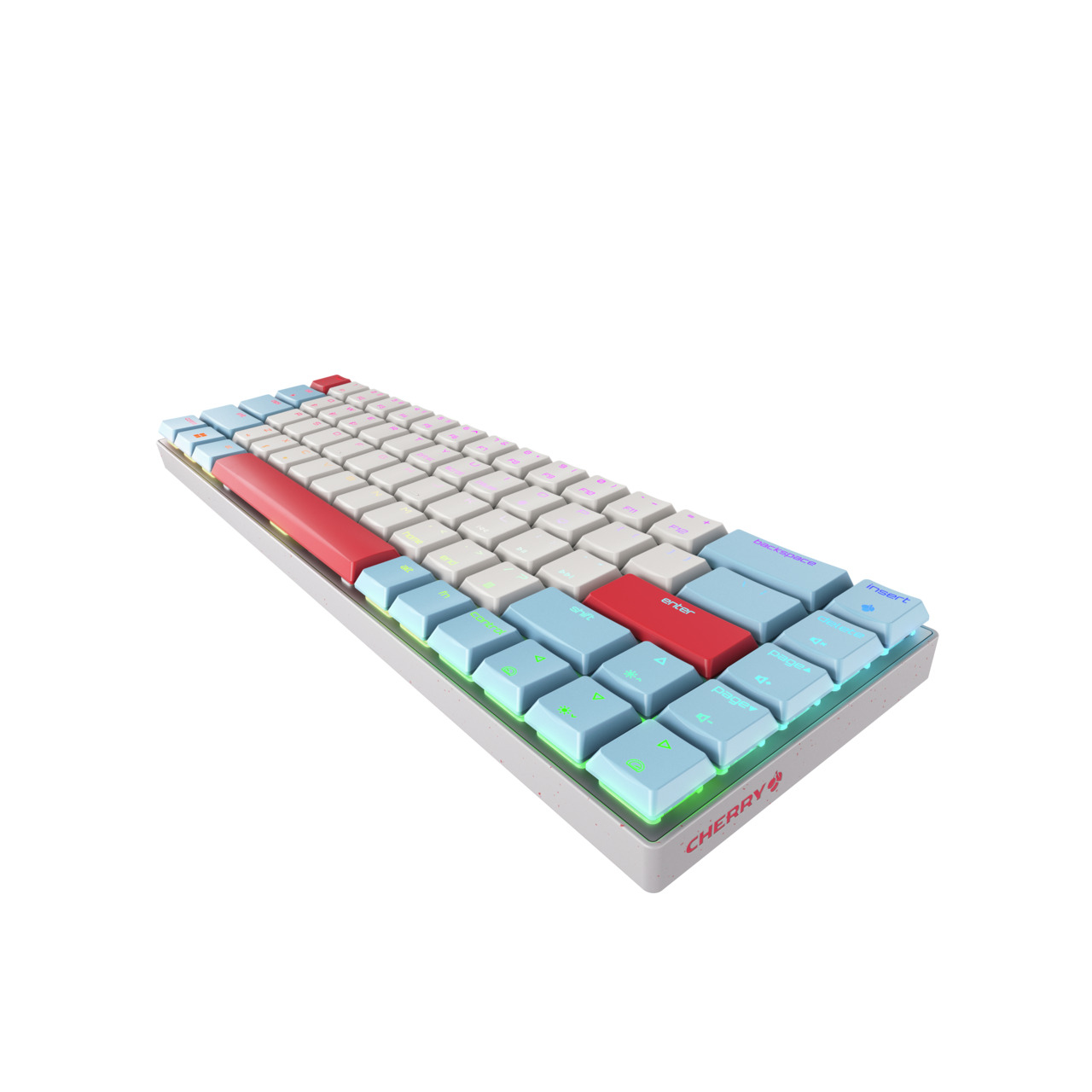 Cherry MX MX-LP 2.1 - Tastatur - kompakt - Hintergrundbeleuchtung