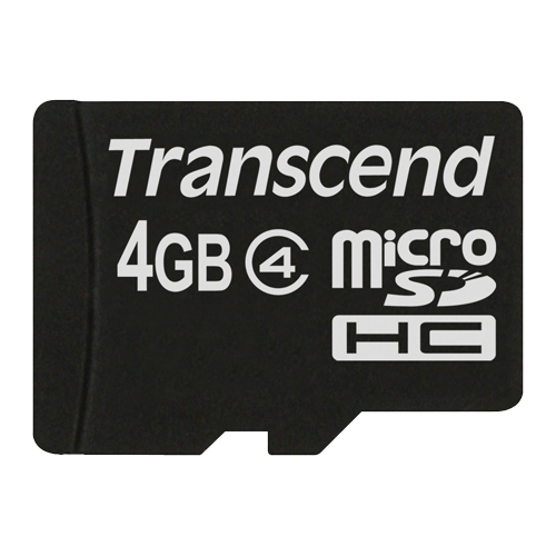 Transcend Flash-Speicherkarte - 4 GB - Class