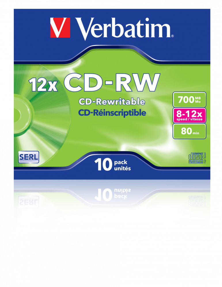 Verbatim DataLifePlus - 10 x CD-RW - 700 MB (80 Min)