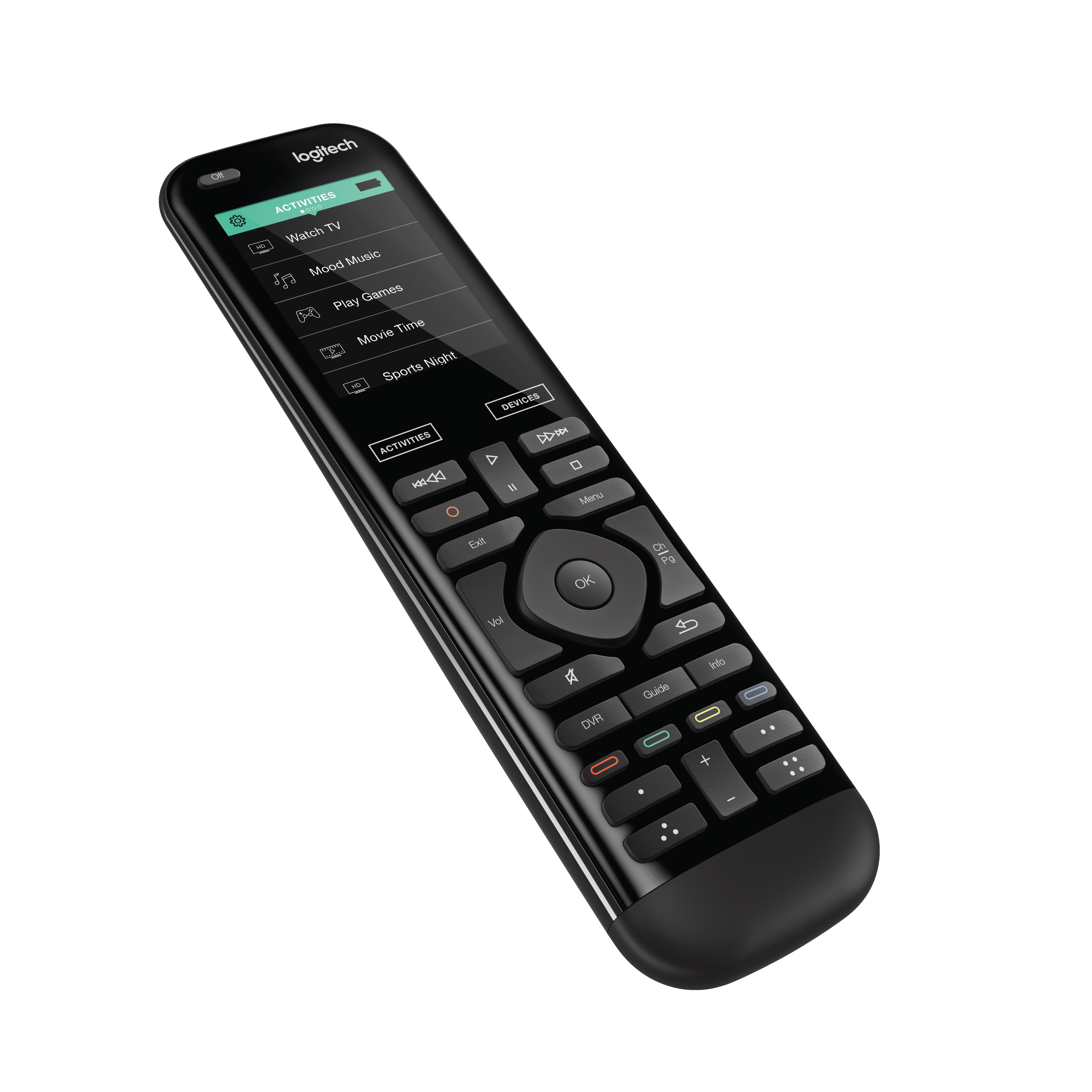 Logitech Harmony 950 Remote Control, Audio, DVD/Blu-ray, DVR, Heimkinosystem, PC, SAT, Smartphone, T