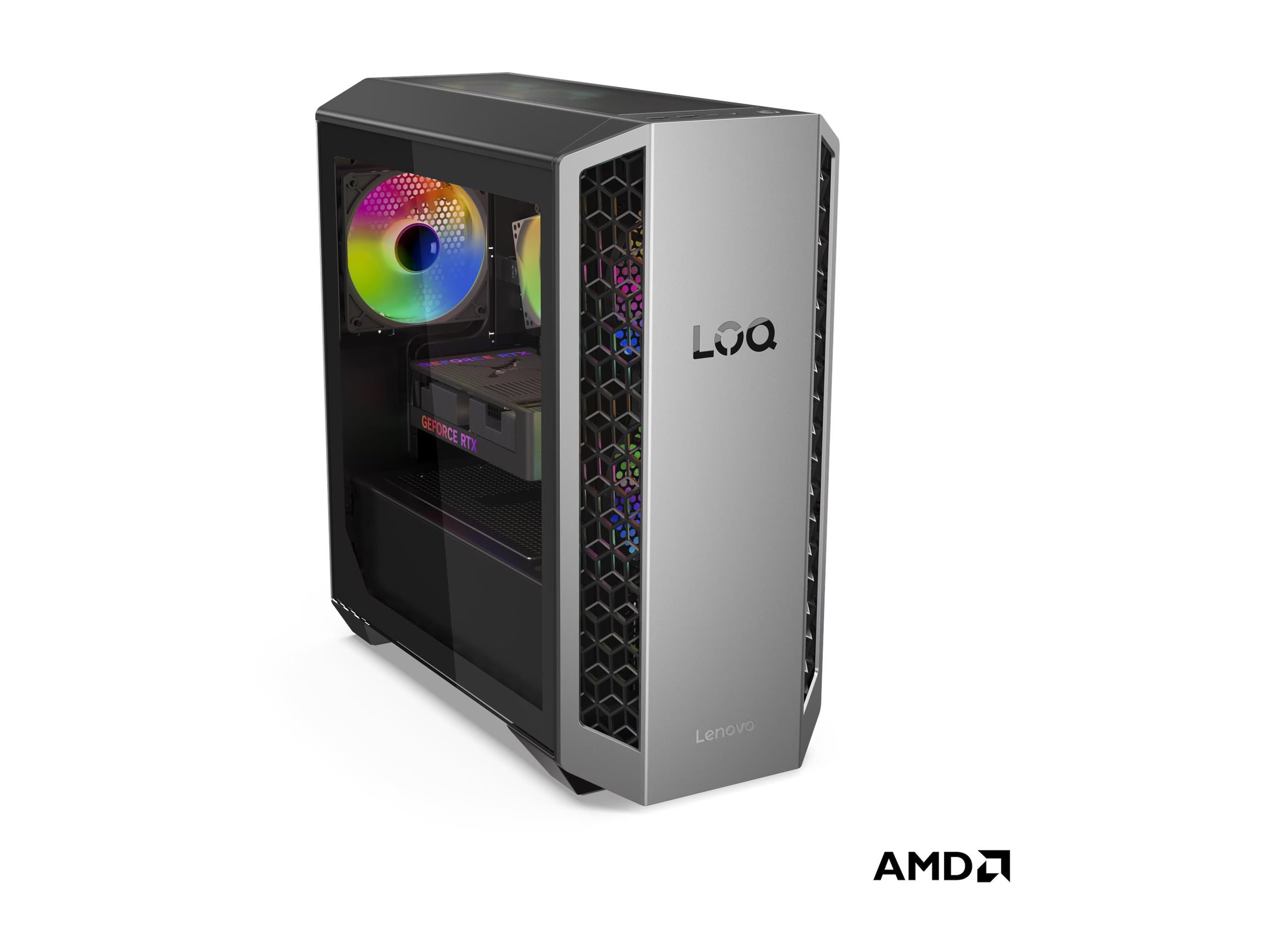 Lenovo LOQ Tower 26ADR10 - Tower, AMD Ryzen 7 8745HX, 16GB RAM, 1TB SSD, RTX 5060, W11