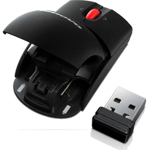 Lenovo Maus - Laser - kabellos - 2.4 GHz - kabelloser Empfänger (USB)