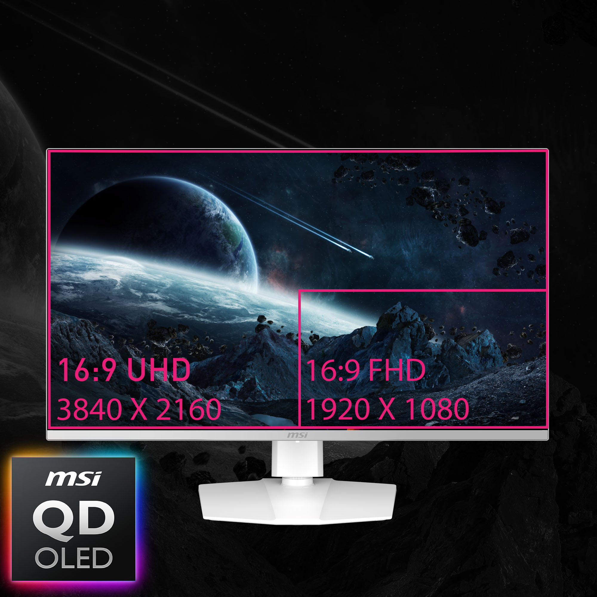 MSI MPG 321URXWDE QD-OLED, 31.5" 4K UHD, 240Hz, 0.03ms, HDR