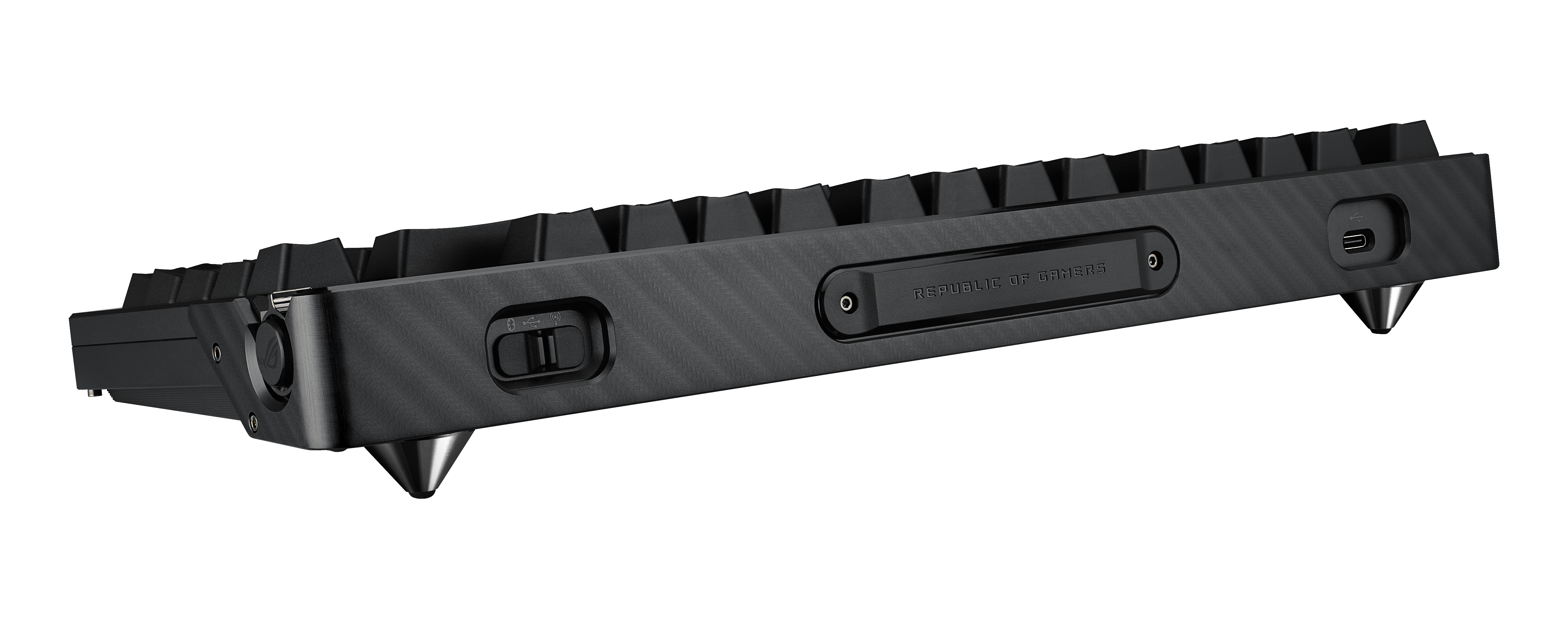 ASUS ROG Azoth Extreme - Tastatur - 75% - mit OLED-Display - hintergrundbeleuchtet - kabellos - 2.4
