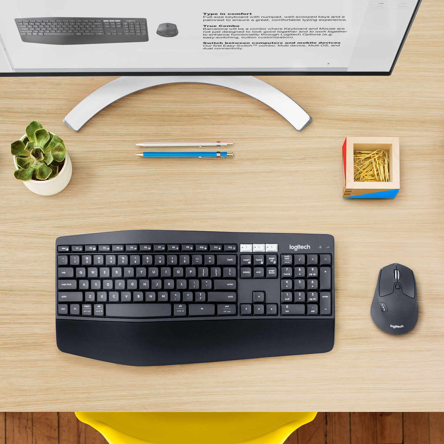 Logitech Wireless Combo MK850 Performance, USB/Bluetooth, DE