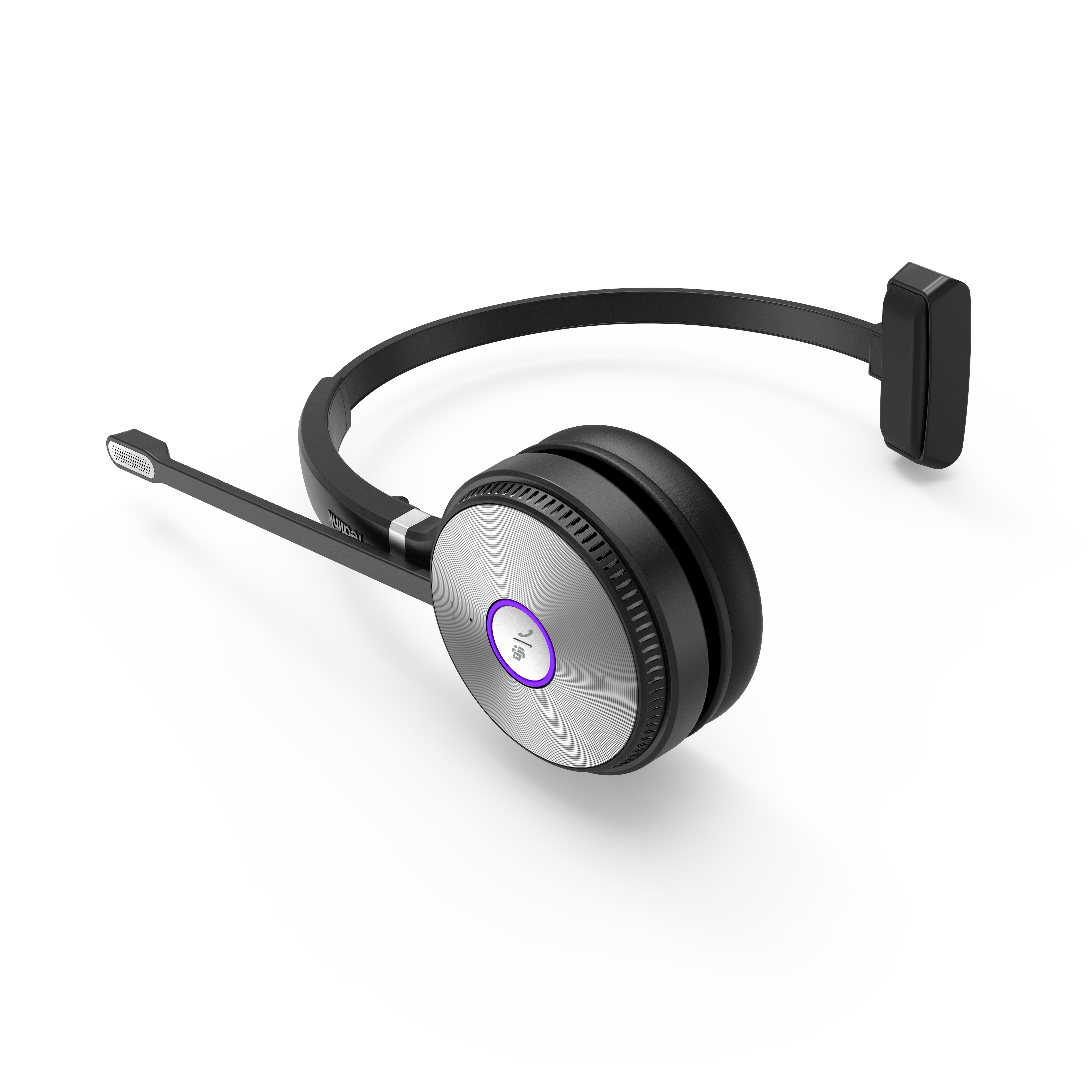 Yealink WH62 Mono Teams Headset, Kabellos, Büro/Callcenter, 20 - 20000 Hz, 80 g, Kopfhörer, Schwarz