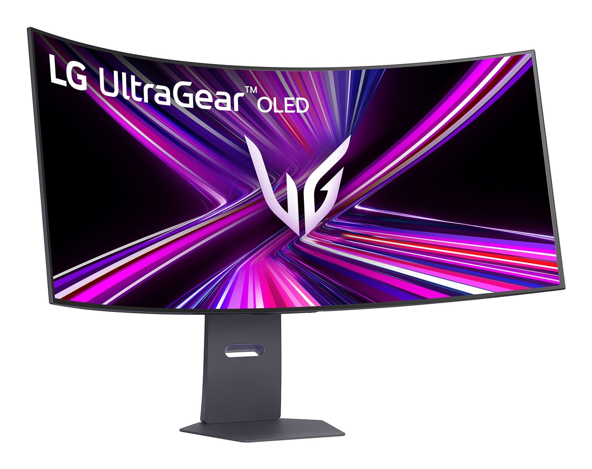 LG UltraGear 45GX950A-B Curved-Monitor 113cm (44.5") WUHD, OLED, 0.03ms, HDMI, Displayport, USB