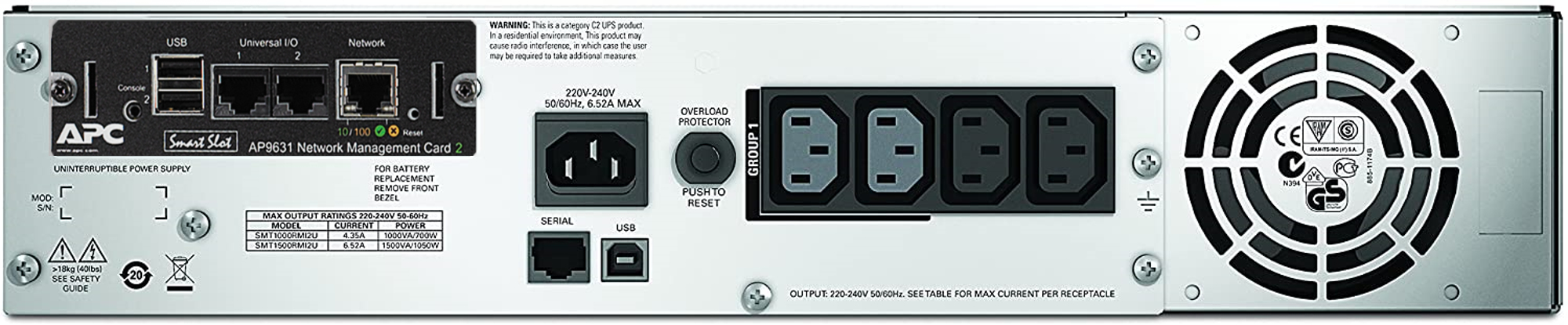 APC Smart-UPS 1500VA LCD RM - USV (Rack - einbaufähig)