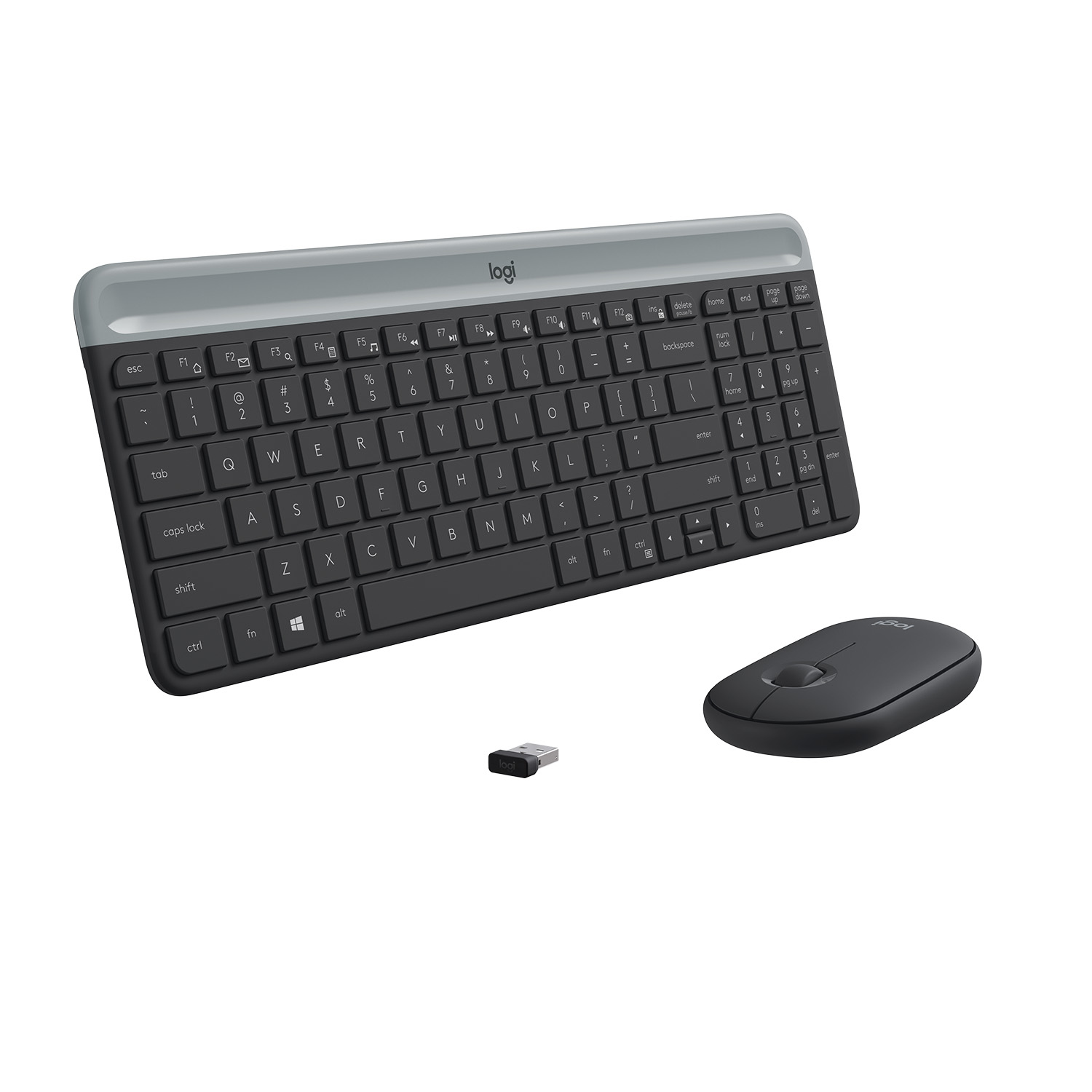 Logitech Slim Wireless Combo MK470 - Tastatur-und-Maus-Set
