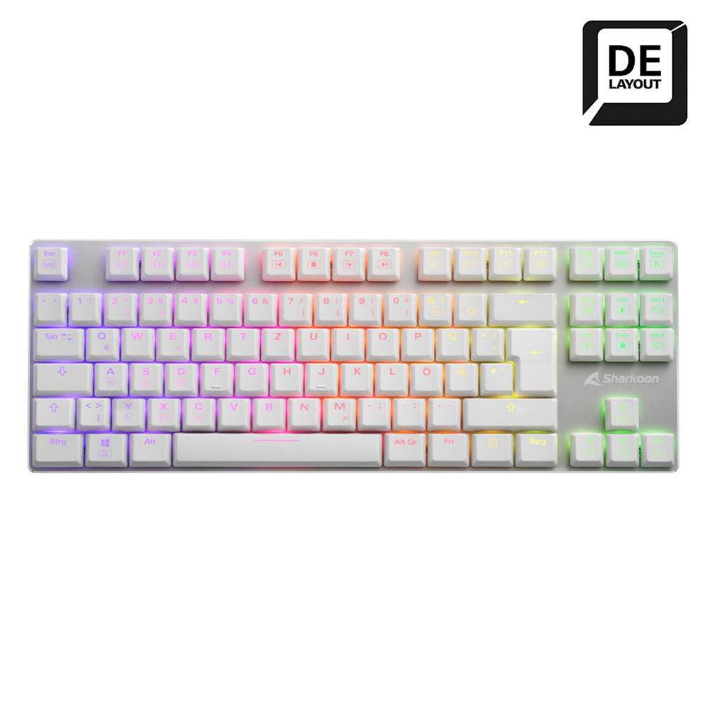 Sharkoon PureWriter TKL RGB - Tastatur - Hintergrundbeleuchtung